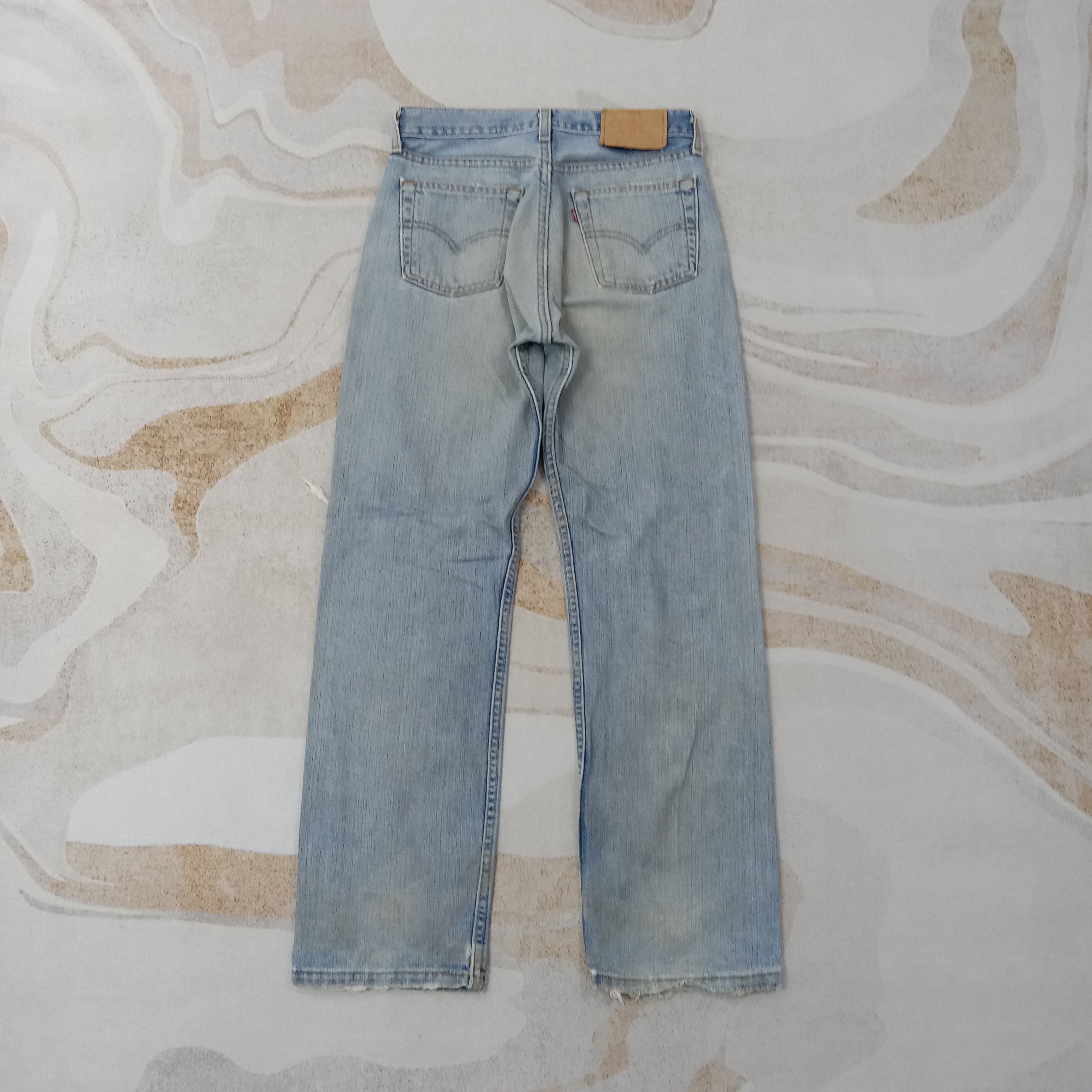 Levi's Levi's 501 American Distressed Style Denim Jeans C228N35 Size US 28 / EU 44 - 6 Thumbnail