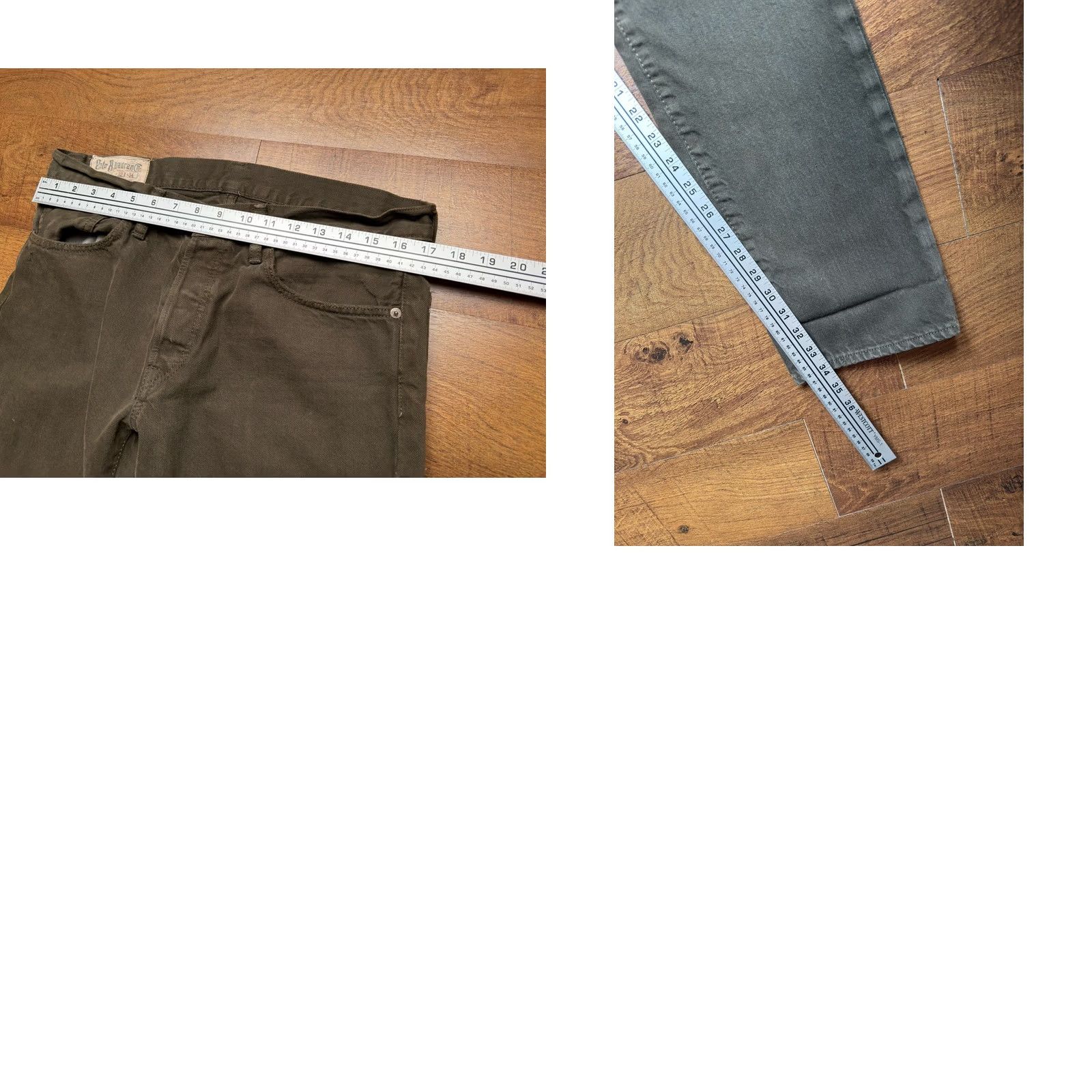 Polo Ralph Lauren Polo Ralph Lauren Varick Slim 625 Dark Olive Jeans 100% Cotton Men’s 32X34 Slim 5-Pocket Denim Jeans Mens Regular Green Size US XS / EU 42 / 0 - 9 Thumbnail