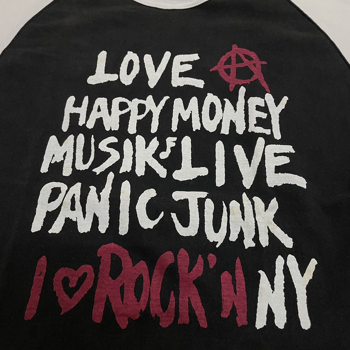 Seditionaries 🇯🇵 D.F.F DOCALME FORTY FIVE ANARCHY WORDING TSHIRT Size US M / EU 48-50 / 2 - 10 Thumbnail