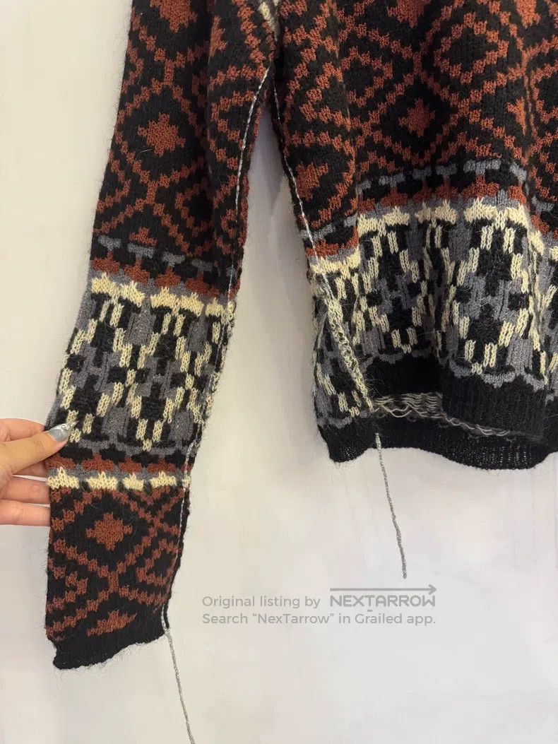 Raf Simons Raf Simons Silver Metallic Ring Knit Sweater Size US M / EU 48-50 / 2 - 9 Thumbnail