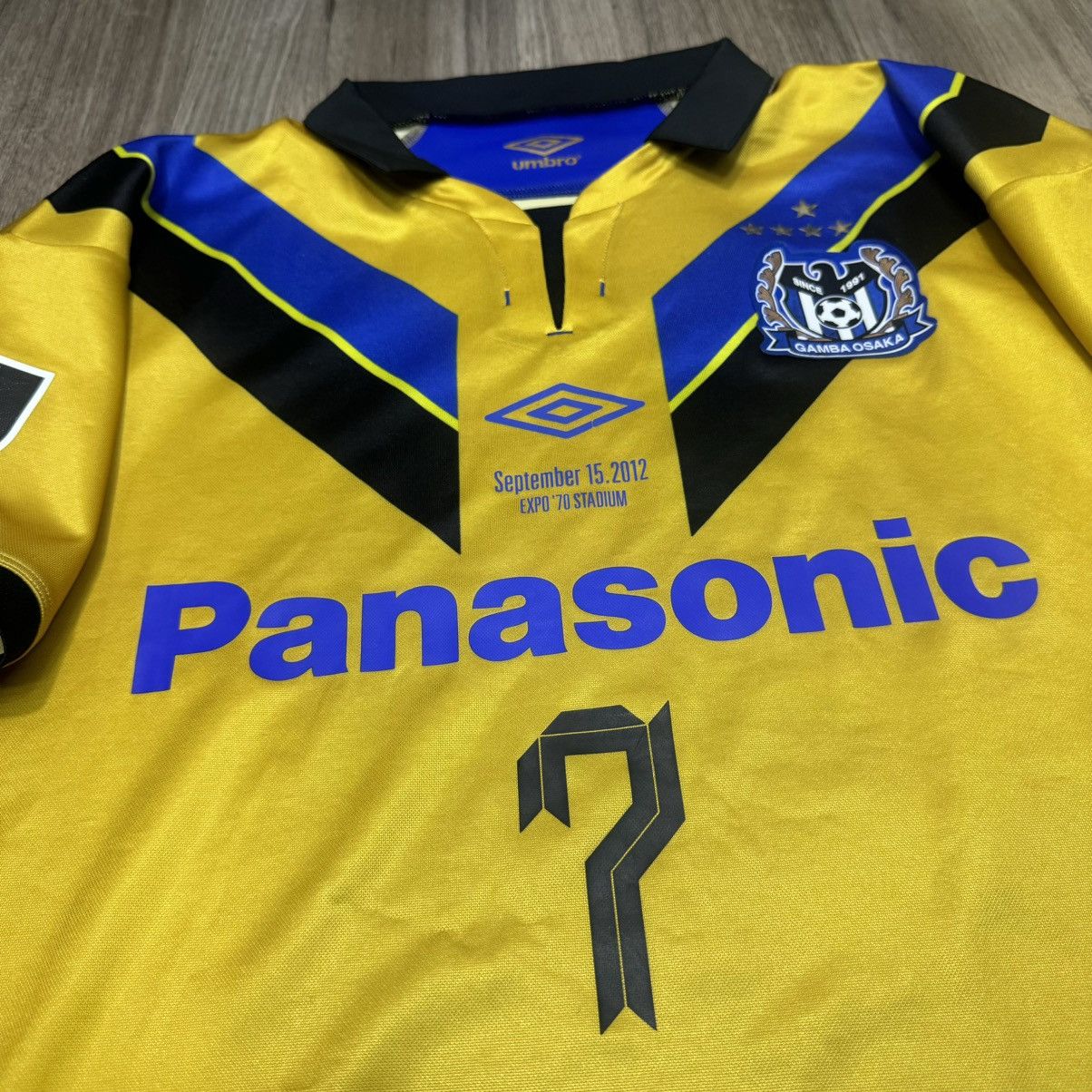 Umbro Osaka Gamba 2012 special shirt #7 Endo (full set) Size US M / EU 48-50 / 2 - 4 Thumbnail