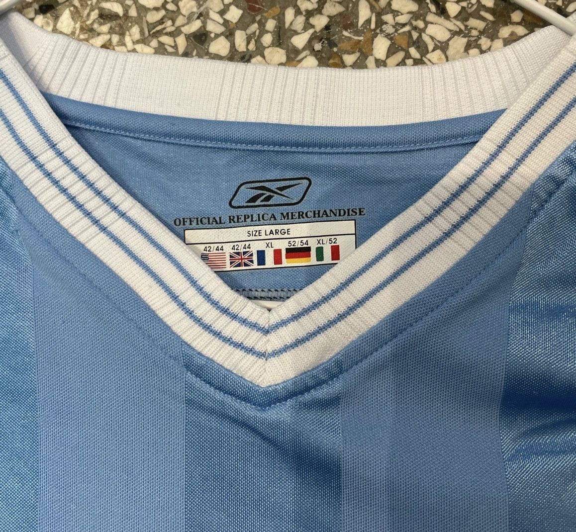 Umbro Manchester City 2002/03 Home Shirt Reebok Size US XL / EU 56 / 4 - 3 Thumbnail