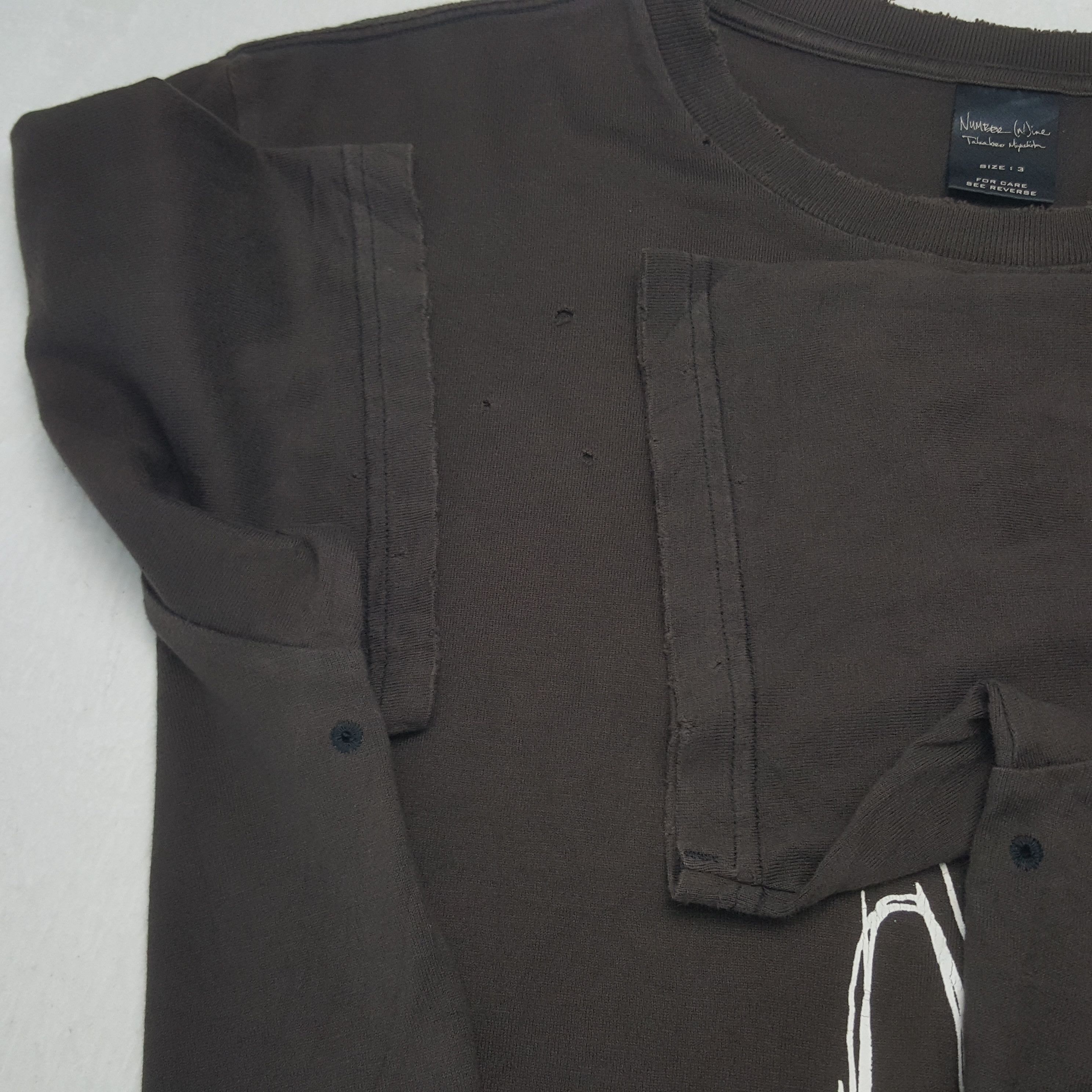 Japanese Brand Vintage Number (N)ine Japanese Brand Rock Tshirt C276N71 Size US L / EU 52-54 / 3 - 6 Thumbnail