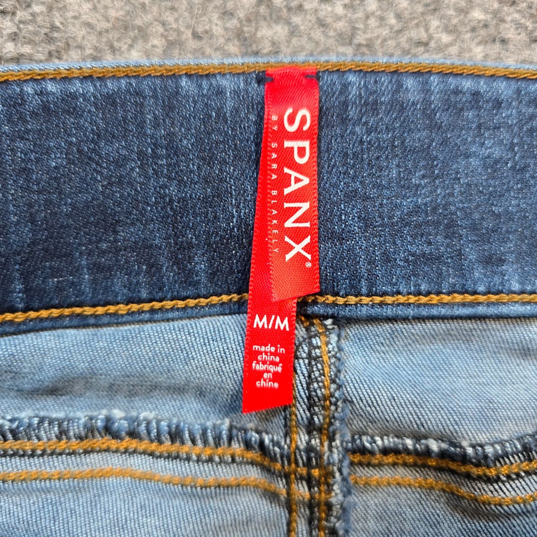 Spanx Spanx Jeans Women Medium Pull On Stretchy Distressed Skinny Casual Slimming Jeans Size 32" / US 10 / IT 46 - 3 Thumbnail