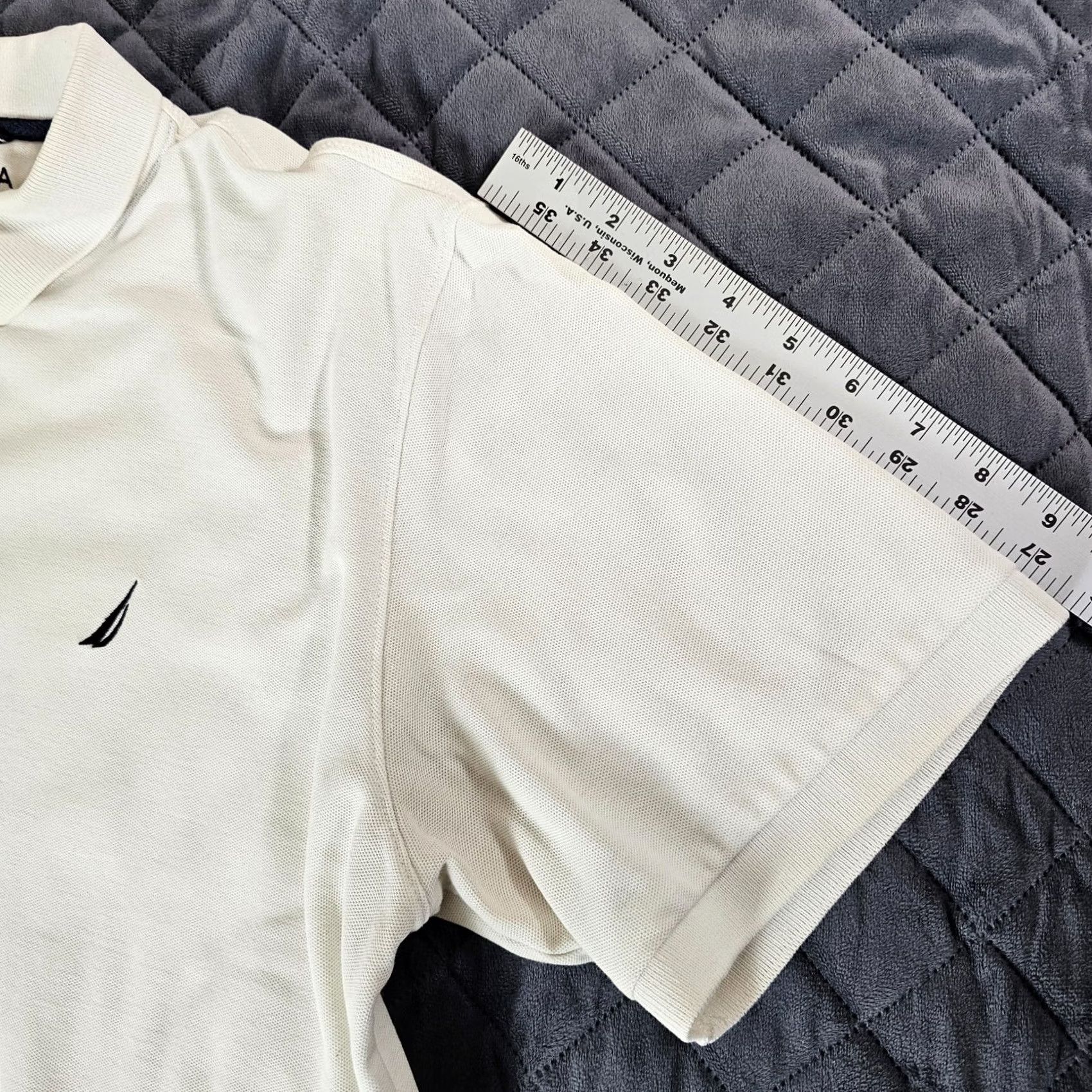 Nautica Nautica Performance Deck Shirt Polo True Deck Shirt Golf Classic Fit Men's XL White Size US XL / EU 56 / 4 - 6 Thumbnail
