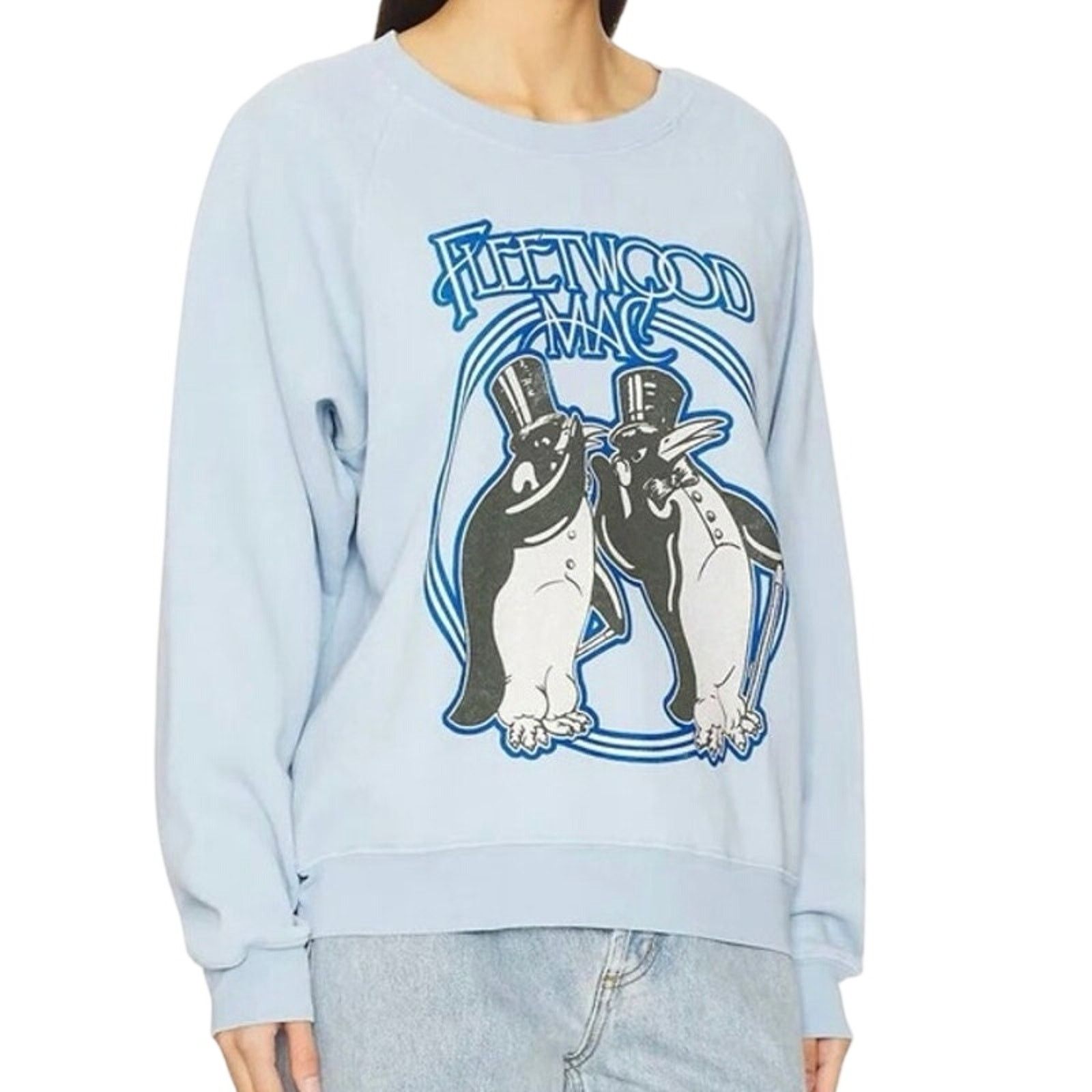 Daydreamer DAYDREAMER Fleetwood Mac Penguins Raglan Sweatshirt Size M Size M / US 6-8 / IT 42-44 - 1 Thumbnail