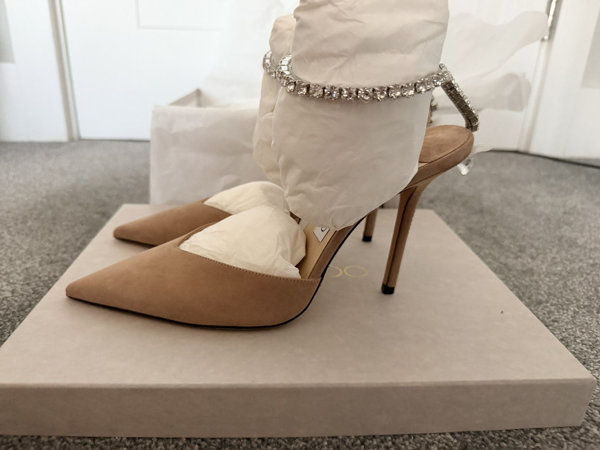 Jimmy Choo Jimmy Choo Saeda 39 EU Ballet Pink Size US 9 / IT 39 - 4 Thumbnail
