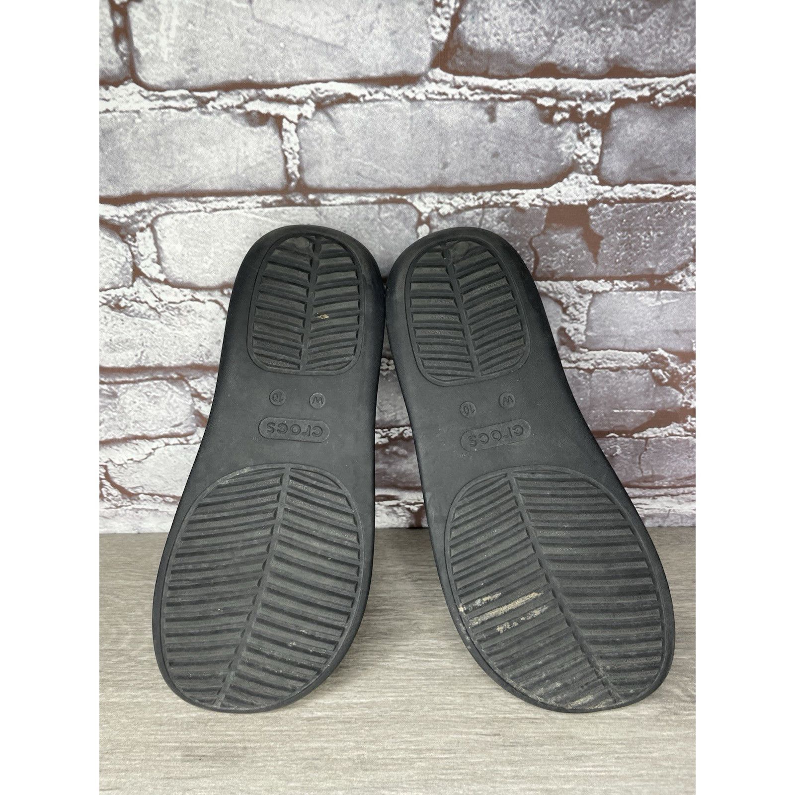 Crocs Crocs Getaway Black Rubber Platform FlipFlops Beach Sandals Size US 10 / IT 40 - 20 Thumbnail