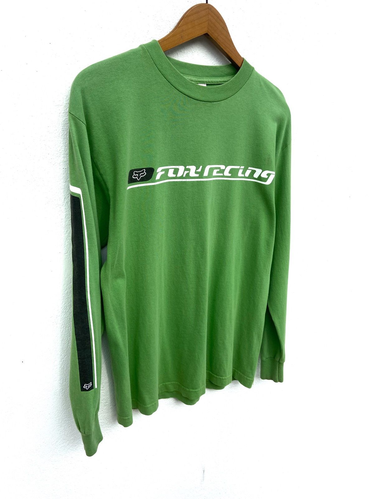 Fox Racing 🔥 Vintage 90s Vintage FOX Racing t shirt long sleeve Moto Size US M / EU 48-50 / 2 - 2 Thumbnail