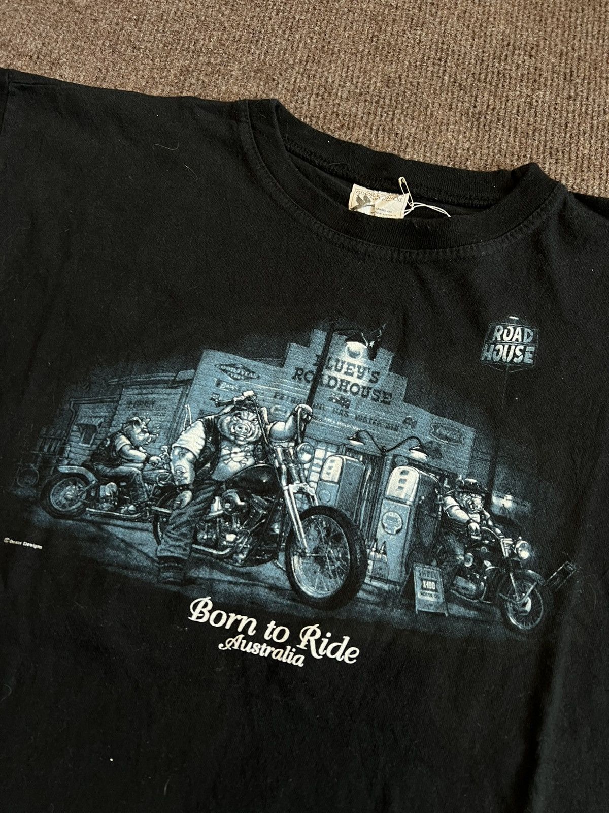 Other Born to ride Australia Vintage T-shirt Size US M / EU 48-50 / 2 - 3 Thumbnail