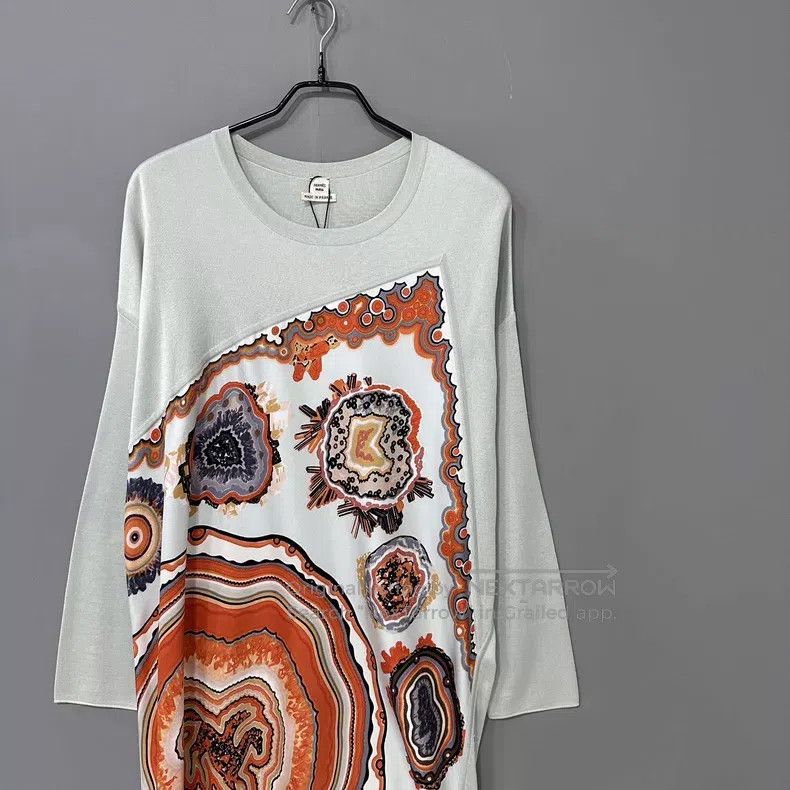 Hermes Hermes Silk Long Sleeve Dress Size XS / US 0-2 / IT 36-38 - 2 Thumbnail