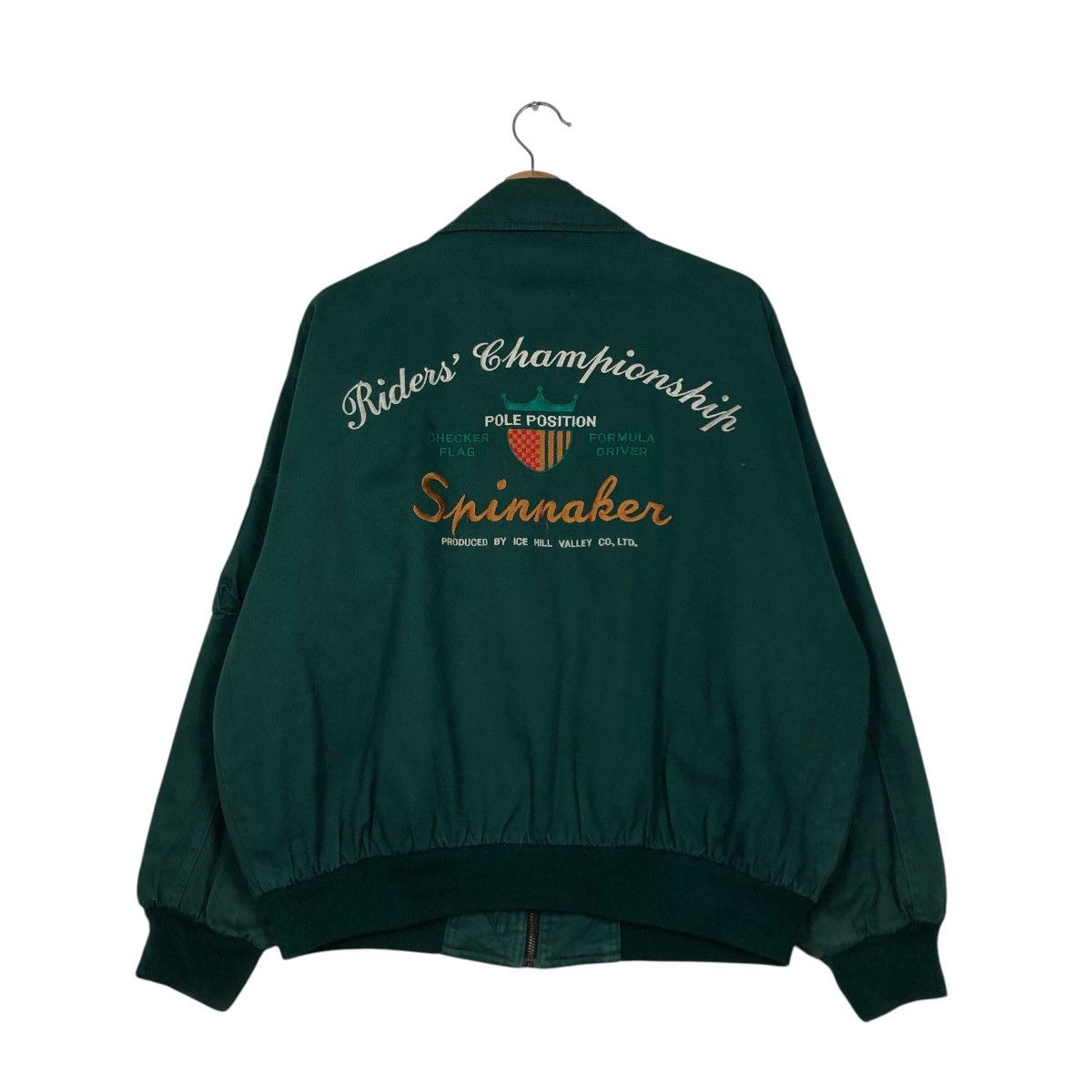 Japanese Brand 📌Vintage Bomber Jacket Team F1 Staff Racing Big Logo Size US M / EU 48-50 / 2 - 8 Thumbnail