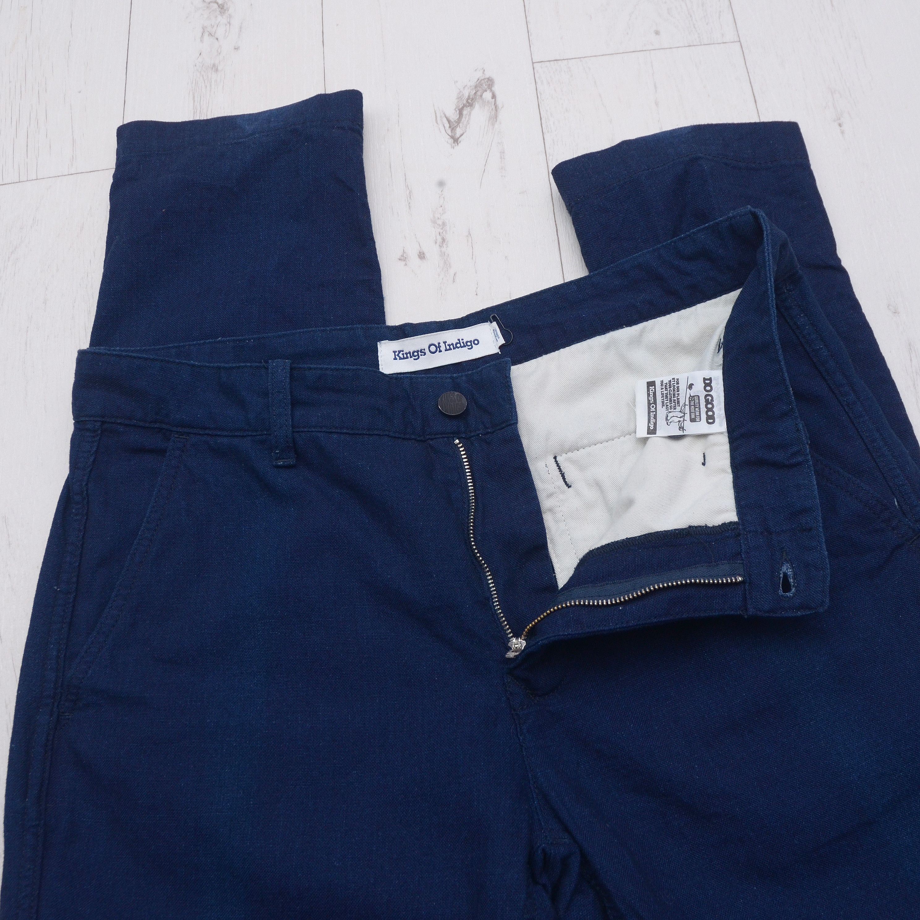 Indigo × Kings Of Indigo KINGS OF INDIGO Denim Pants Jeans Rare Designer Size US 33 - 8 Thumbnail