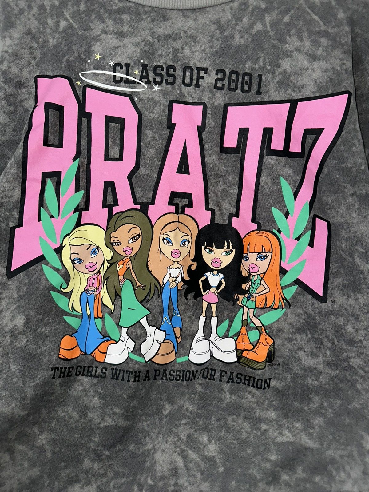 Other Vintage Y2K Bratz Grey and Pink Pull over New Size L / US 10 / IT 46 - 2 Thumbnail
