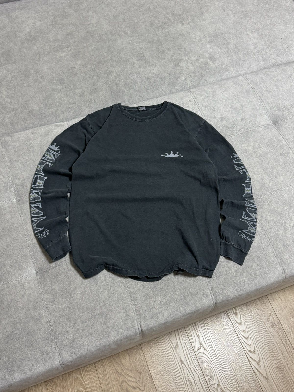 Stussy Stussy big logo distressed skate long sleeve swearshirt M Size US M / EU 48-50 / 2 - 4 Thumbnail
