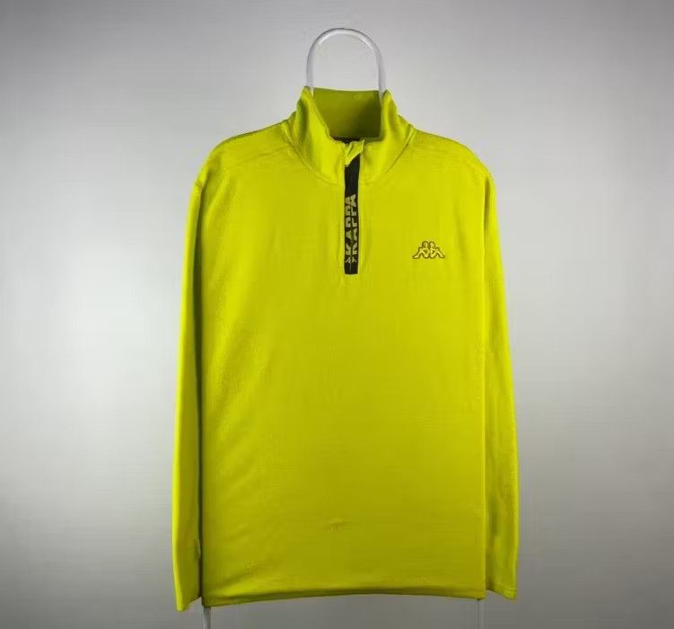 Kappa Vintage kappa fleece jacket 1/4 logo zip size XXLarge acid Size US XXL / EU 58 / 5 - 1 Thumbnail