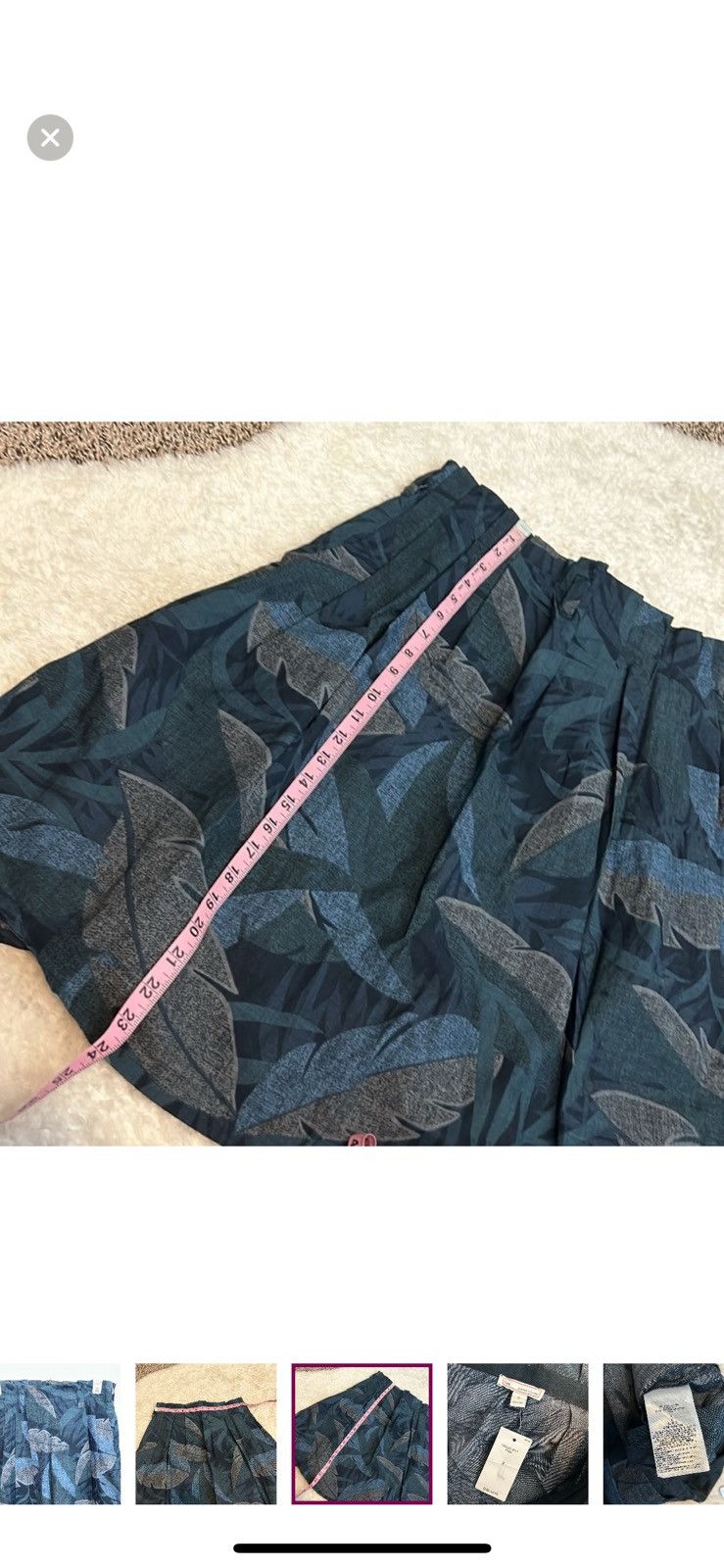 Gap Gap tropical Paperbag waist skirt size 2 Size 26" / US 2 / IT 38 - 4 Thumbnail