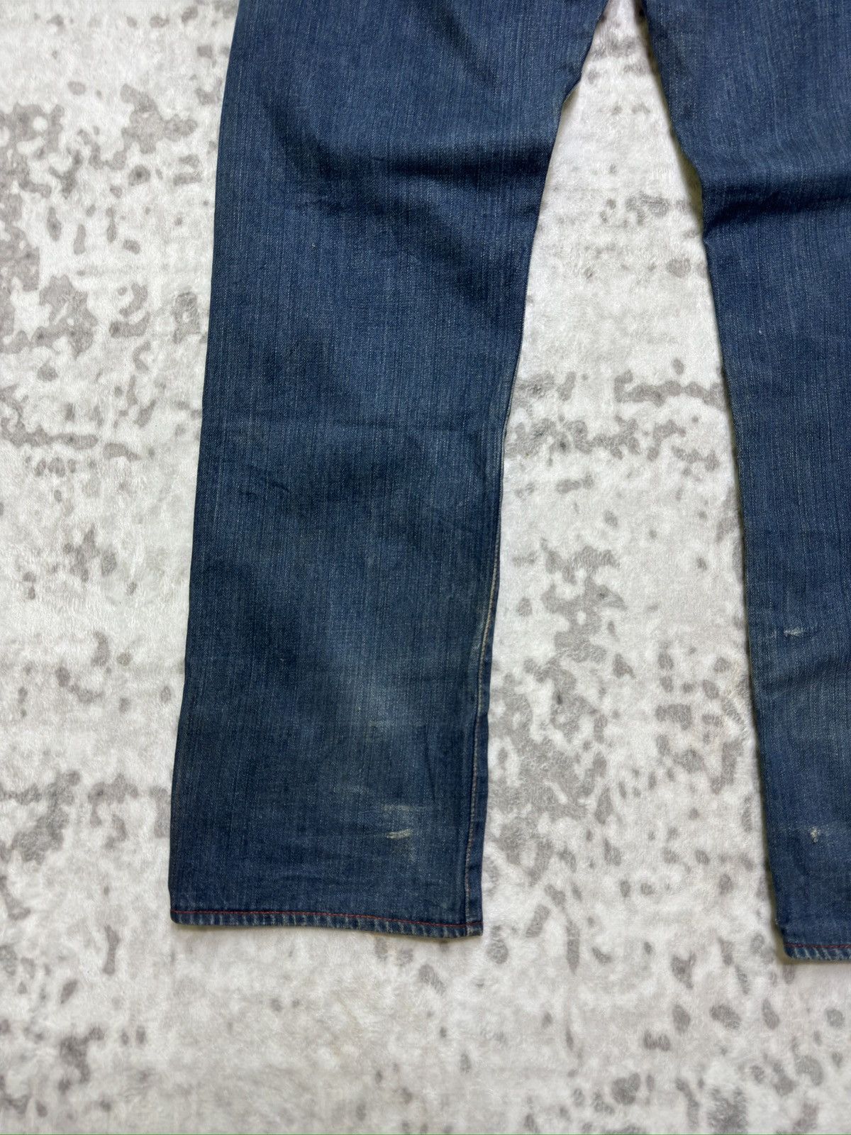 Hysteric Glamour Vintage Mr. Greedy Daicock Distressed Graphic Denim Jeans Size US 30 / EU 46 - 12 Thumbnail