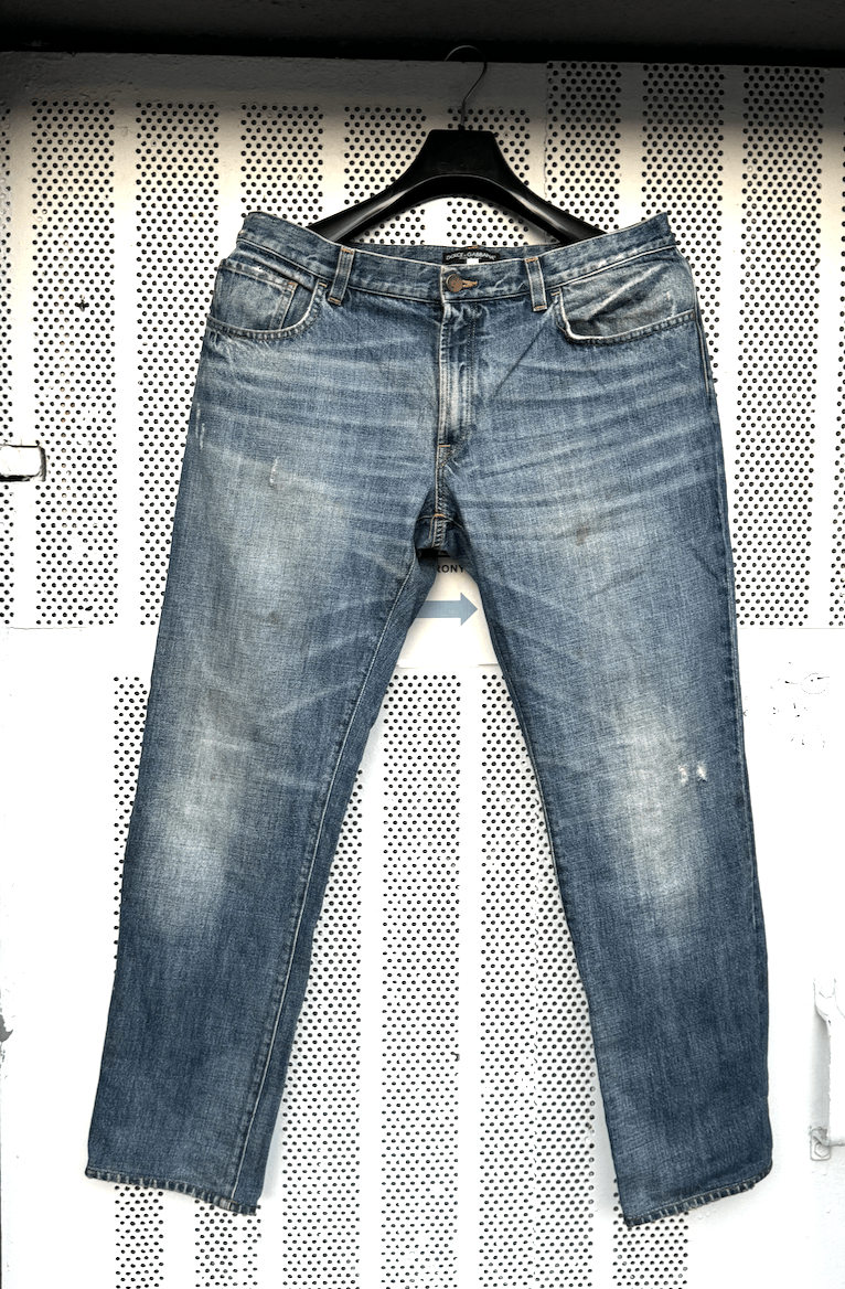 Dolce & Gabbana × Vintage Vintage Dolce&Gabbana Faded Distressed Jeans Pants Size US 34 / EU 50 - 4 Thumbnail