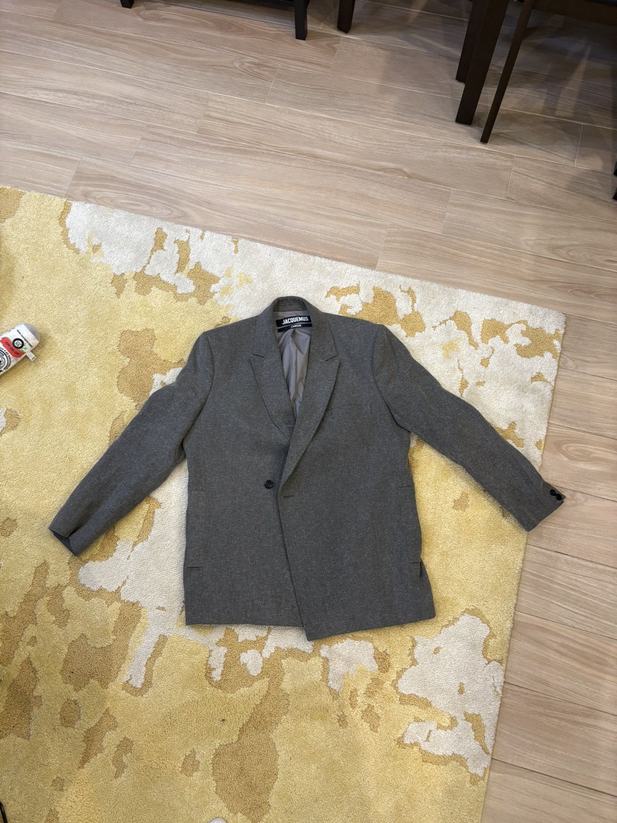 Jacquemus Linen blend blazer jacket Size 48R - 7 Thumbnail