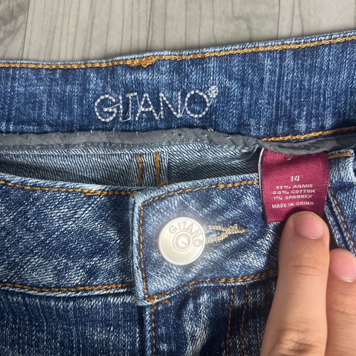 Other Vintage Y2K Light Wash Denim Jeans Size US 32 / EU 48 - 6 Thumbnail