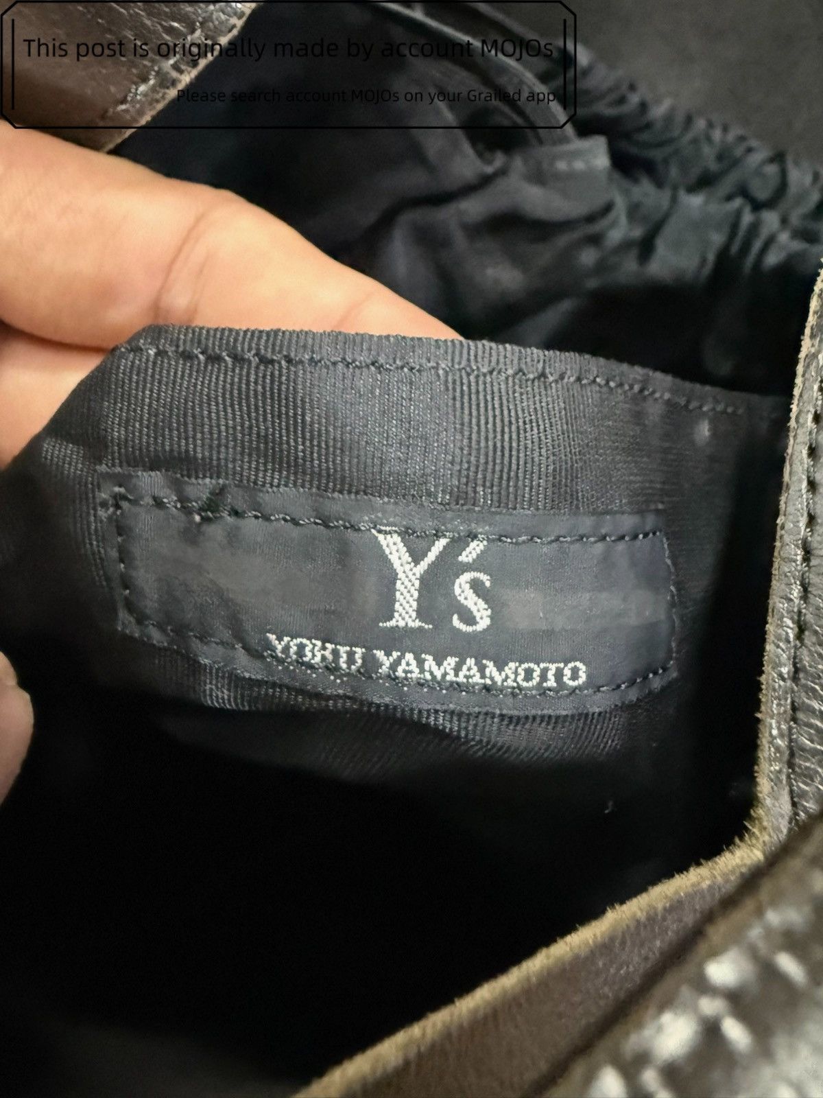 Yohji Yamamoto Yohji Yamamoto Y’s Leather Tote Bag mojos14383272026 Size ONE SIZE - 8 Thumbnail