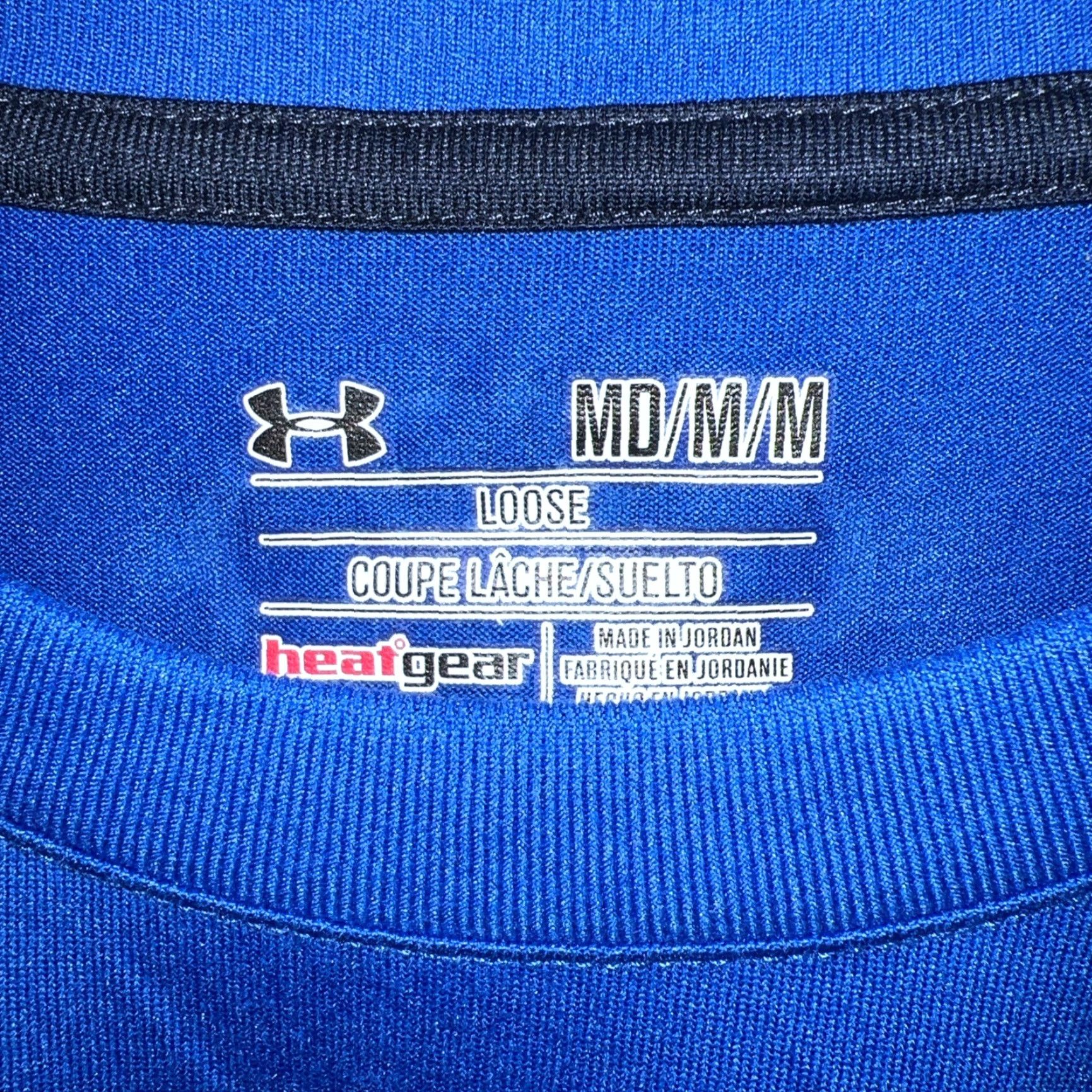 Under Armour Under Armour HeatGear T-Shirt Mens XL Blue Athletic Size US XL / EU 56 / 4 - 3 Thumbnail