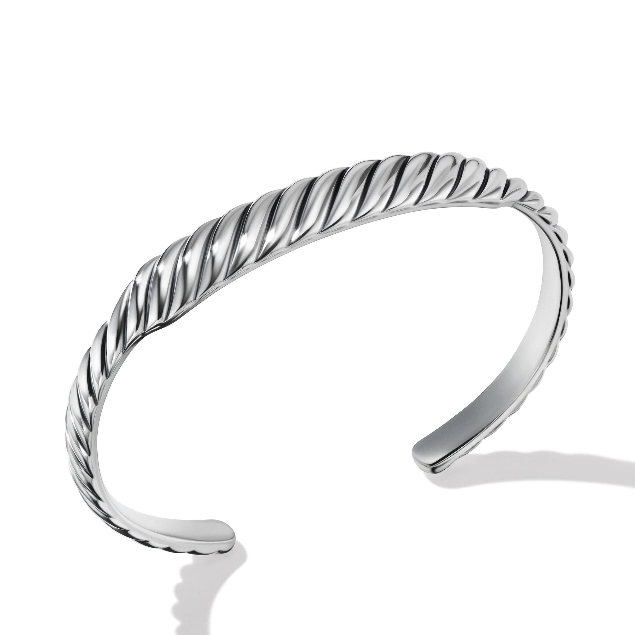David Yurman o1w1db10325 Contour Cuff Bracelet in Sterling Silver Size ONE SIZE - 1 Thumbnail
