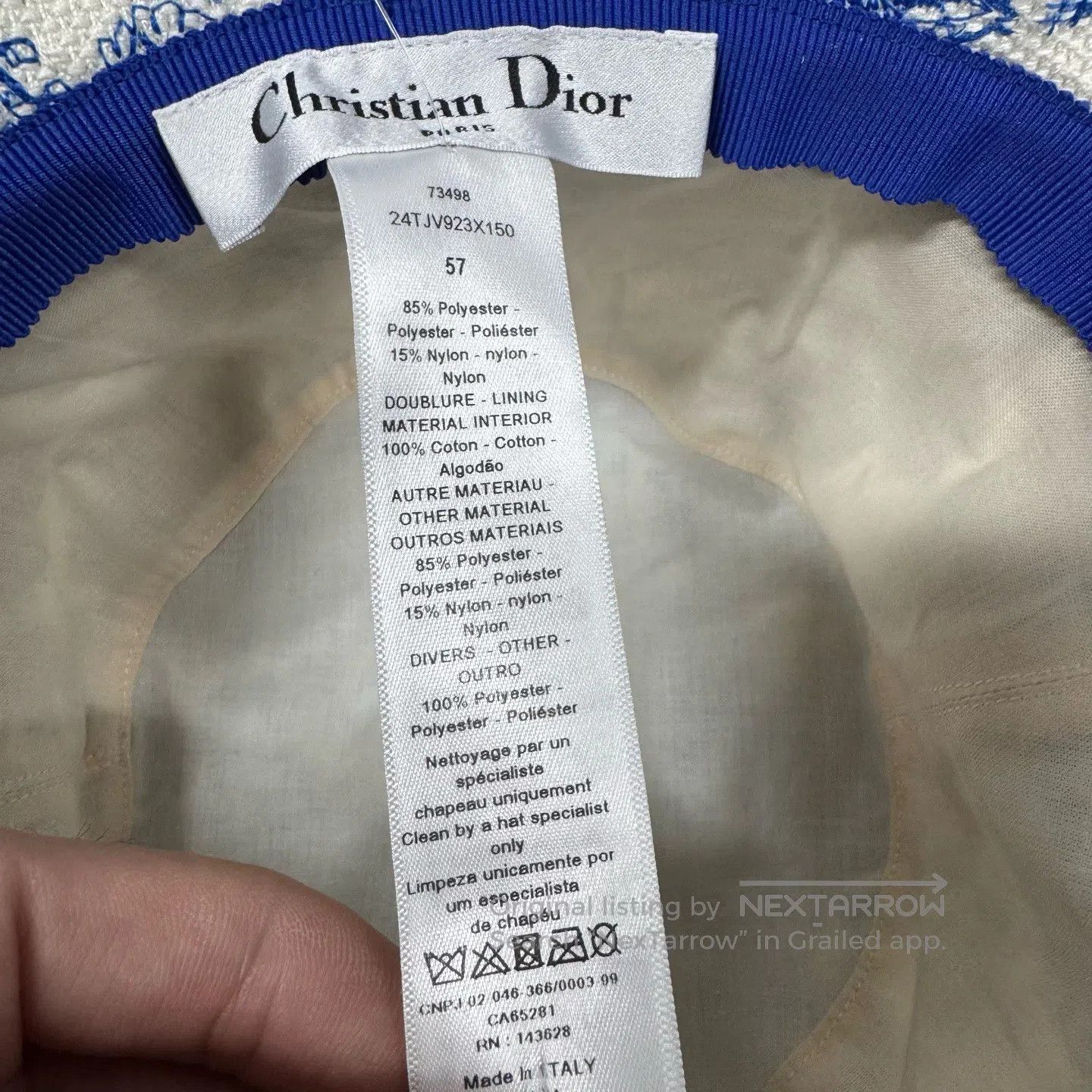 Dior Dior size 57 Zoo Series Fisherman's Hat| Size ONE SIZE - 6 Thumbnail