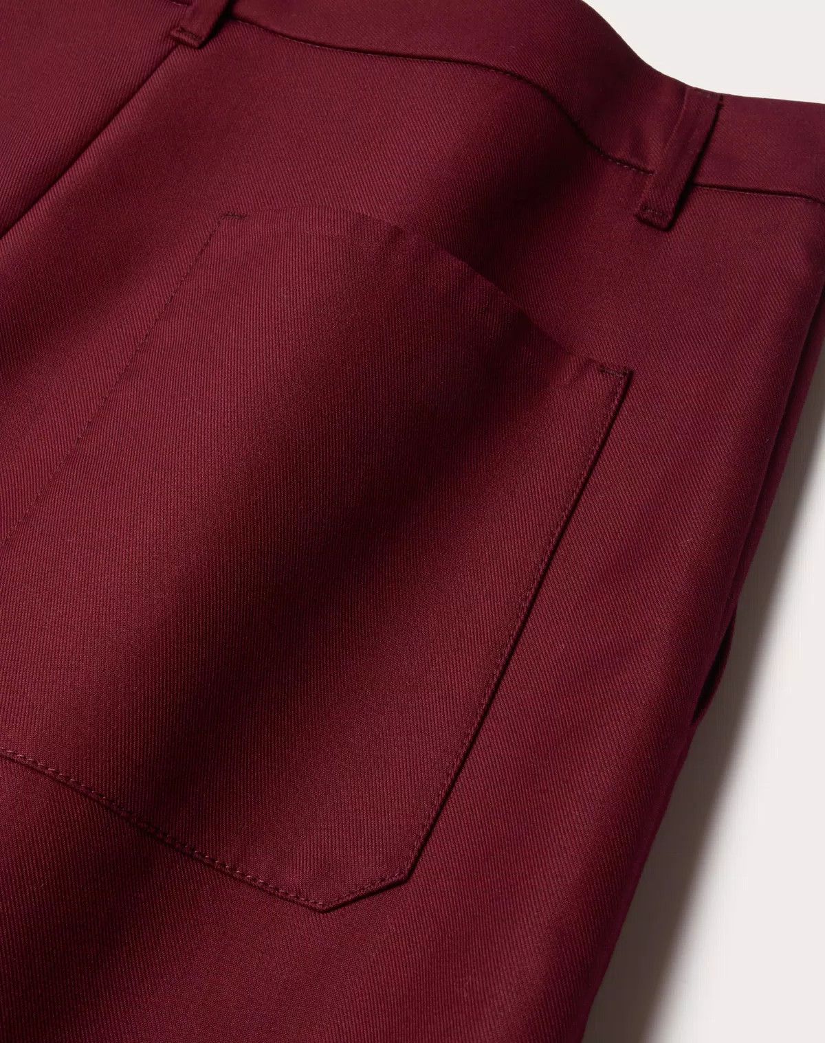 Valentino oc11z0725 Lightweight Double Cotton Shorts in Dark Red Size US 28 / EU 44 - 5 Thumbnail
