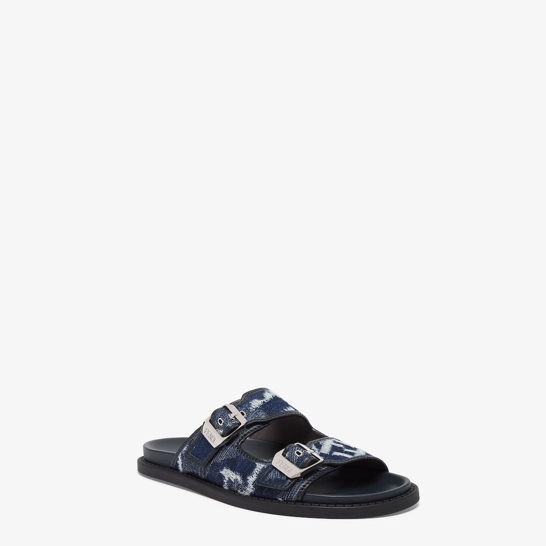 Fendi o1B3y1r0326 Slippers in Blue/White Size US 12 / EU 45 - 2 Thumbnail