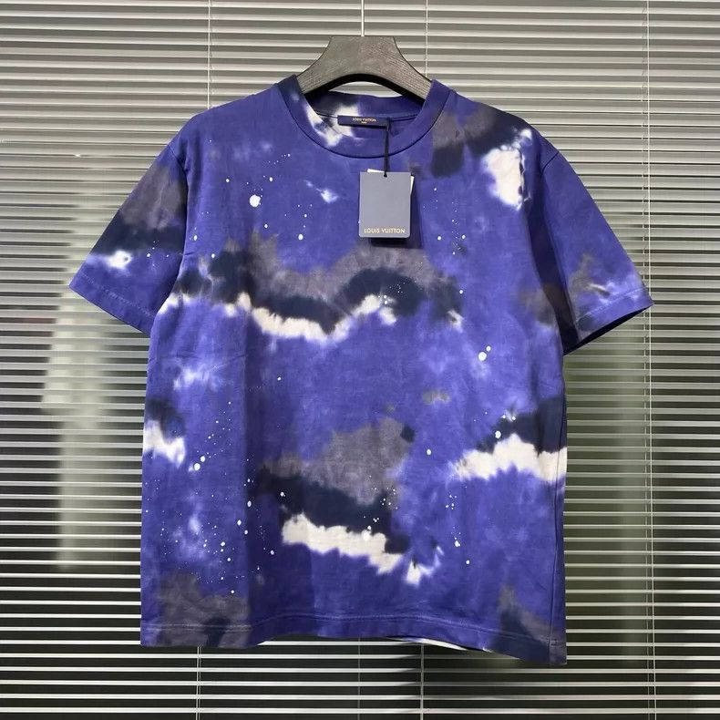 Louis Vuitton Louis Vuitton Blue Tie-Dye Short Sleeve T-Shirt- DMC Size US M / EU 48-50 / 2 - 1 Thumbnail