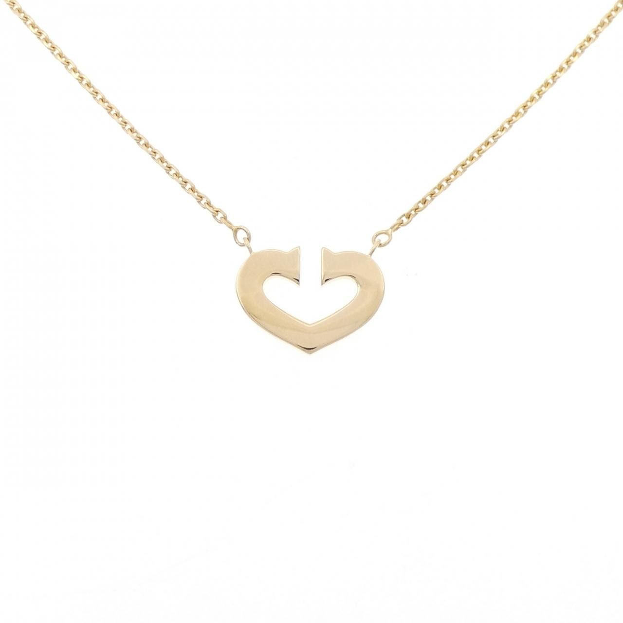 Cartier Cartier Cartier C Heart 750 Yellow Gold Necklace Precious Metal Necklace B7008000 DUTY FREE for USA Size ONE SIZE - 1 Thumbnail