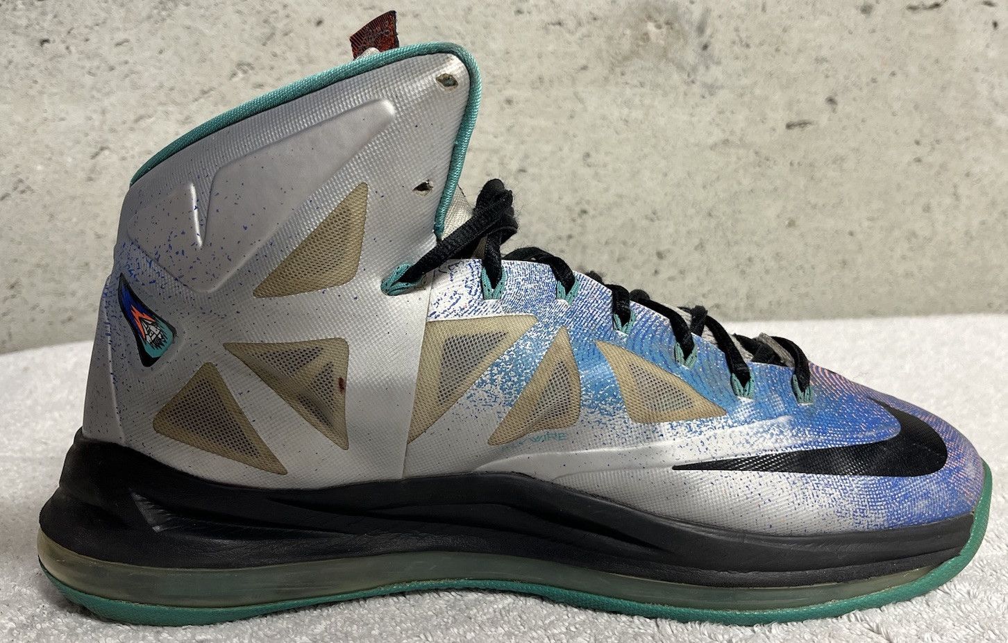 Nike Nike Lebron X Re-Entry Pure Platinum Size 11 Basketball Size US 11 / EU 44 - 3 Thumbnail