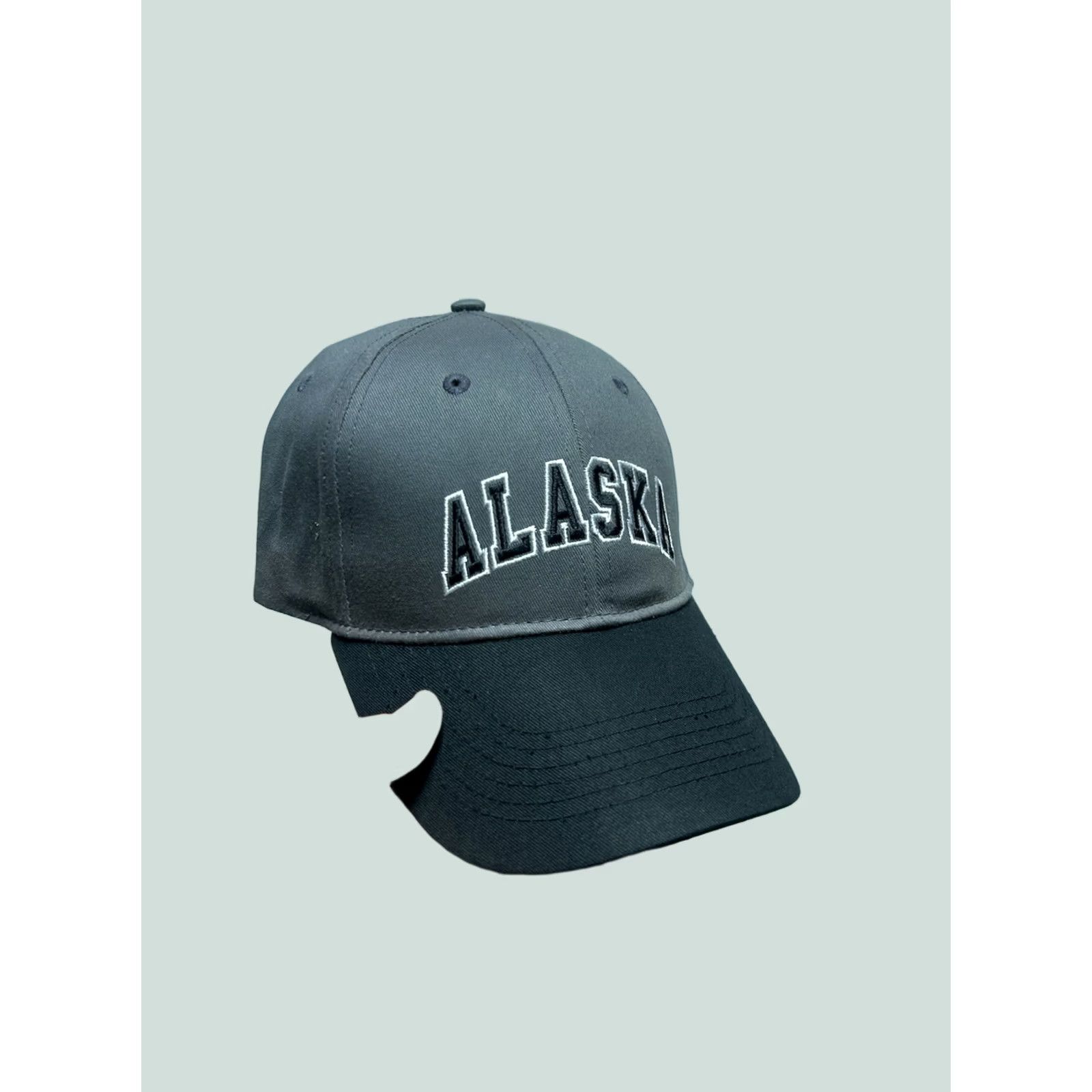 Vintage Denali Alaska strapback hat adjustable cap Denali National Park black gray spell out Mens Adjustable Baseball Cap Size US M / EU 48-50 / 2 - 1 Thumbnail