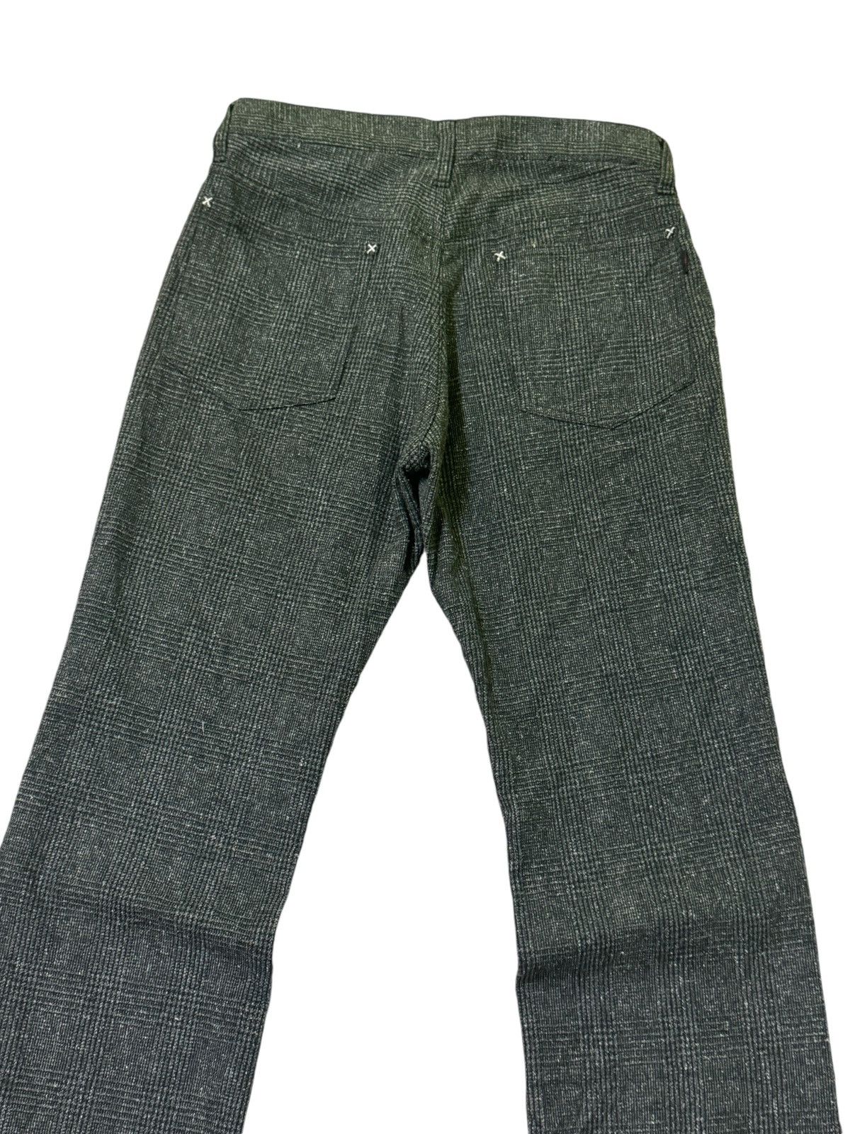Japanese Brand FLARE WILD KHAKIS WOOL TROUSER PLAID PANT VTG Size US 28 / EU 44 - 10 Thumbnail