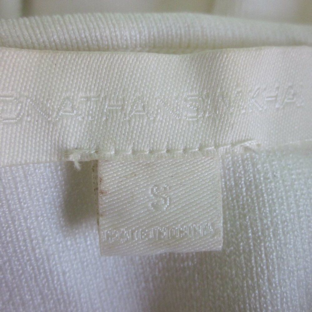 Jonathan Simkhai Jonathan Simkahi Pullover Top Ivory White Knit Size S Shoulder Details Size S / US 4 / IT 40 - 4 Thumbnail