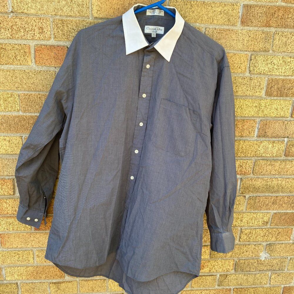 Dior Vintage Christian Dior Chemise Button Up Dress Shirt Kimono Size US L / EU 52-54 / 3 - 2 Thumbnail