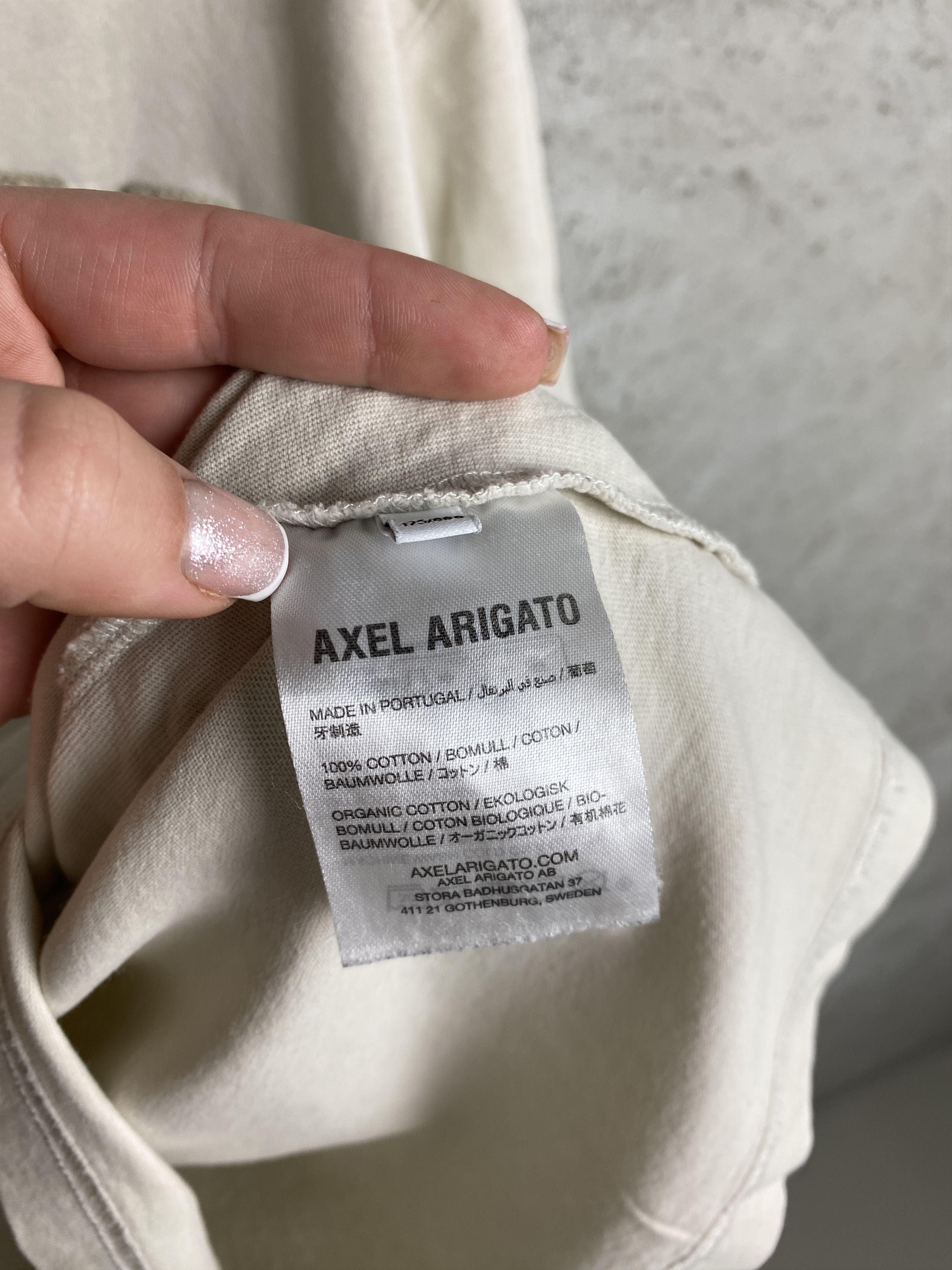 Axel Arigato Axel Arigato big logo t-shirt tee casual Size US S / EU 44-46 / 1 - 5 Thumbnail