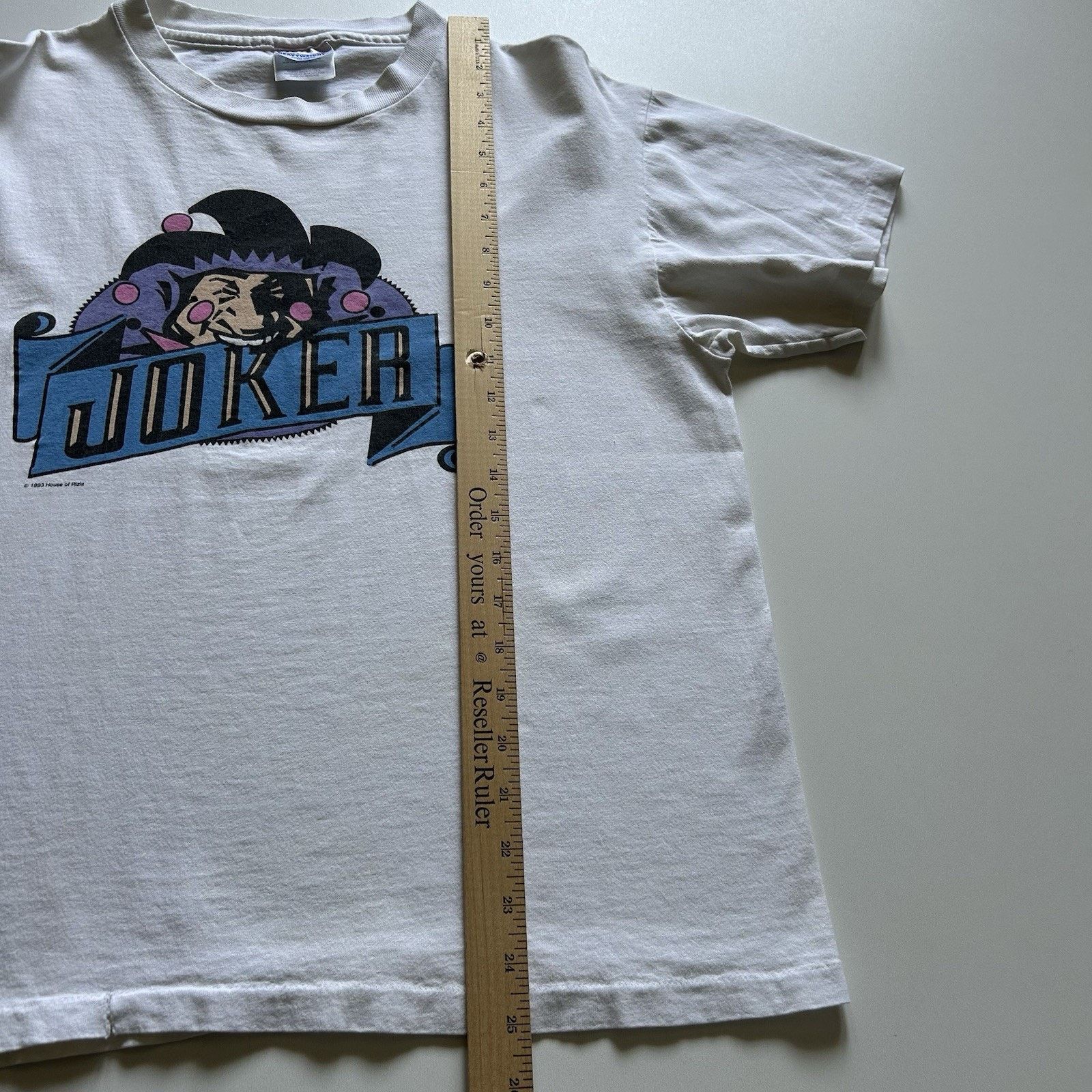 Hanes Vintage Joker T Shirt Large Boxy 90s Made In USA Art Graphic Size US L / EU 52-54 / 3 - 9 Thumbnail