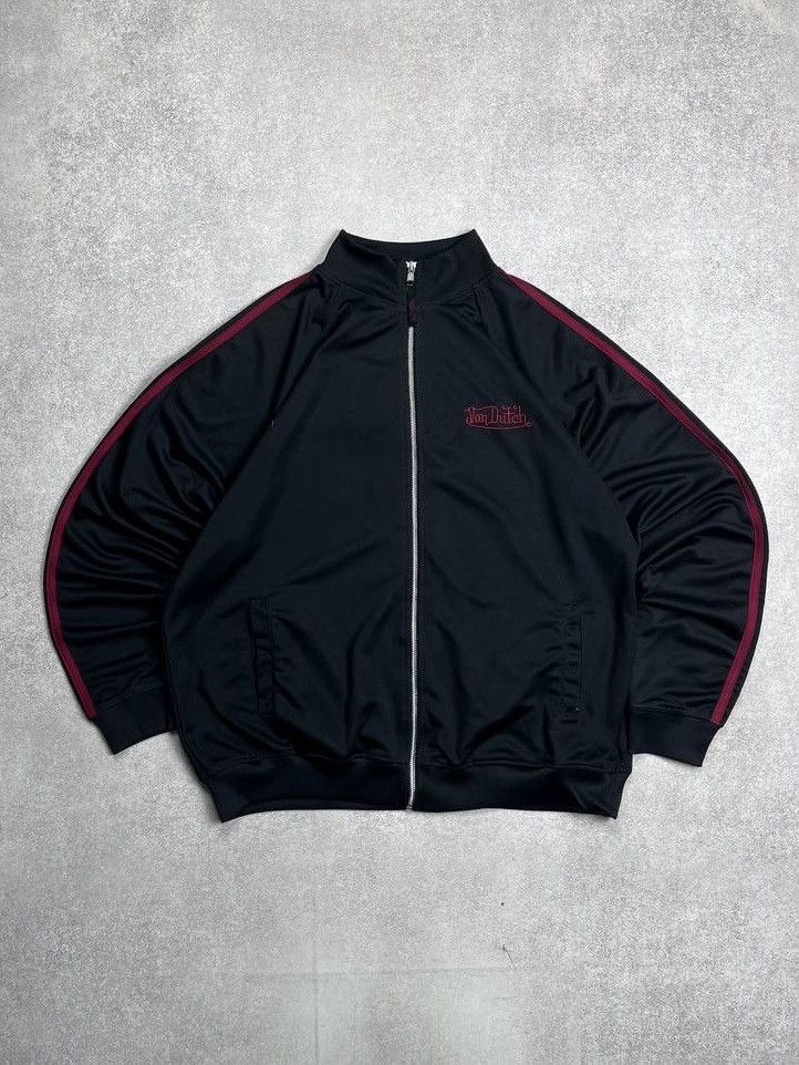 Vintage × Von Dutch Vintage Von Dutch Big Logo Boxy Olympic Zip Jacket Y2K L Size US L / EU 52-54 / 3 - 3 Thumbnail