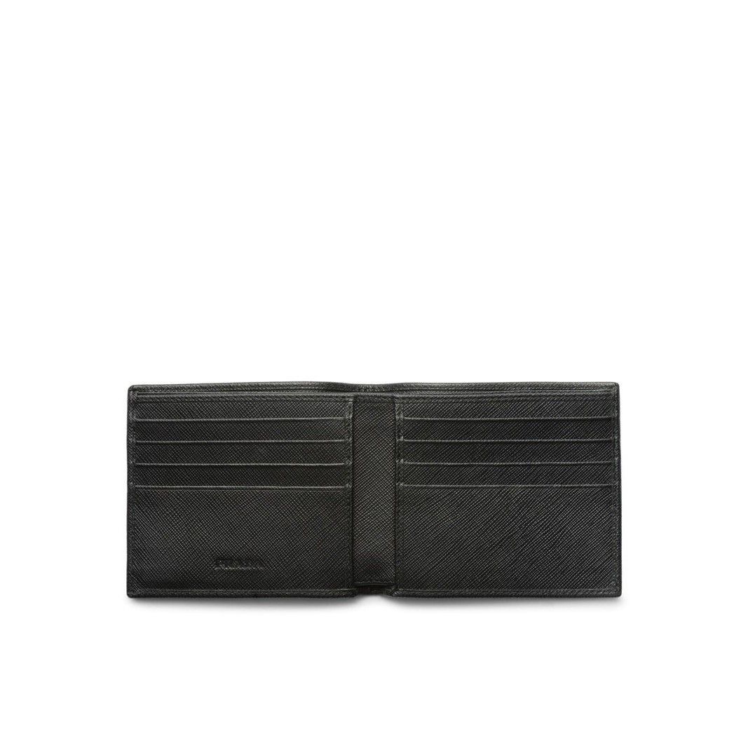 Prada PRADA Black Saffiano Leather Bifold Wallet New & Authentic Size ONE SIZE - 3 Thumbnail