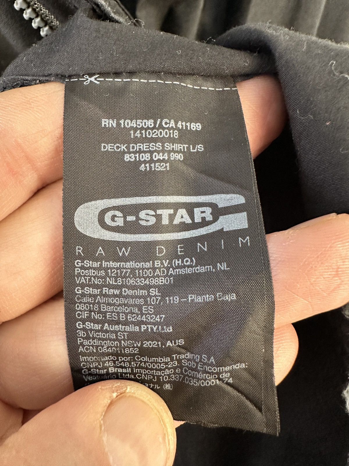 G-Star G-Star RAW Deck Dress Shirt L/S XL – Utility Military Style Size US XL / EU 56 / 4 - 12 Thumbnail