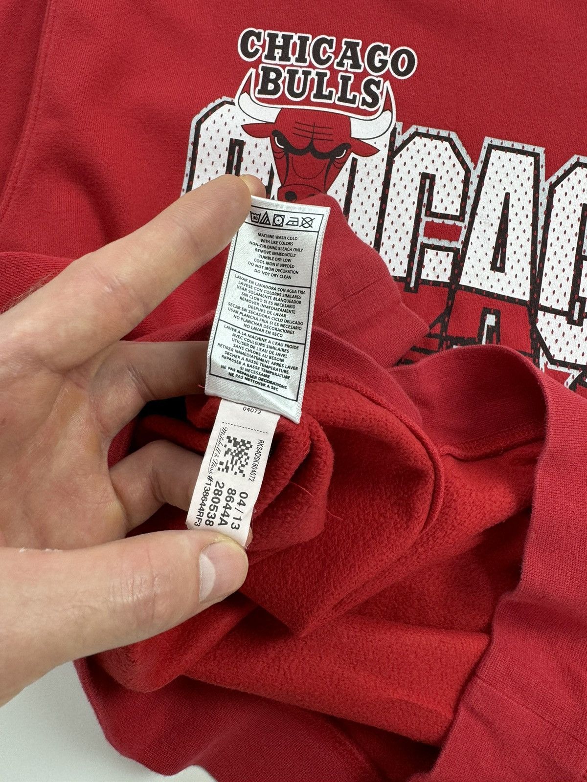 Mitchell & Ness Chicago Bulls Sweatshirt Mitchell&Ness long sleeve pullover Size US L / EU 52-54 / 3 - 7 Thumbnail
