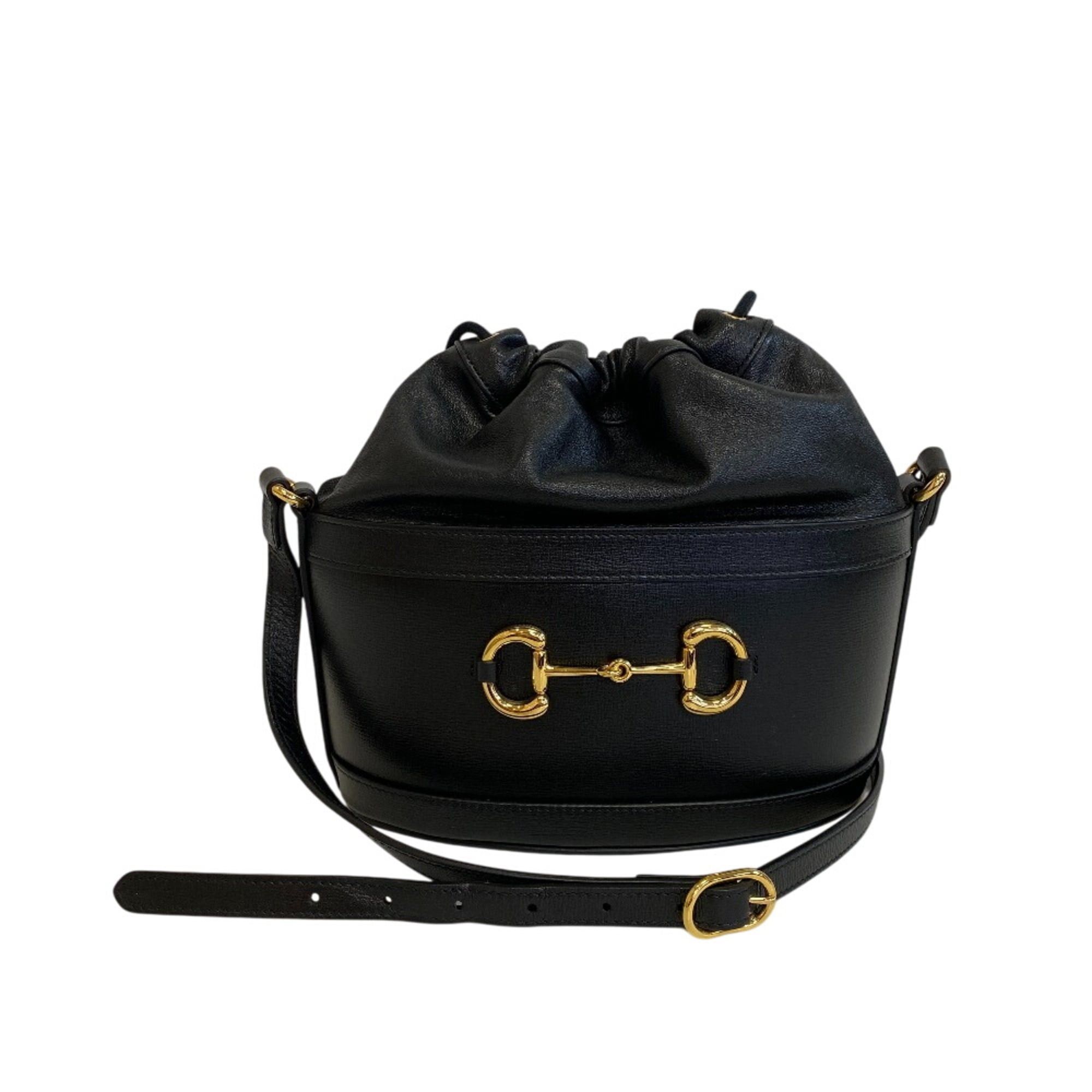 Gucci GUCCI 602118 Horsebit 1955 Shoulder Bag, Black Size ONE SIZE - 1 Thumbnail