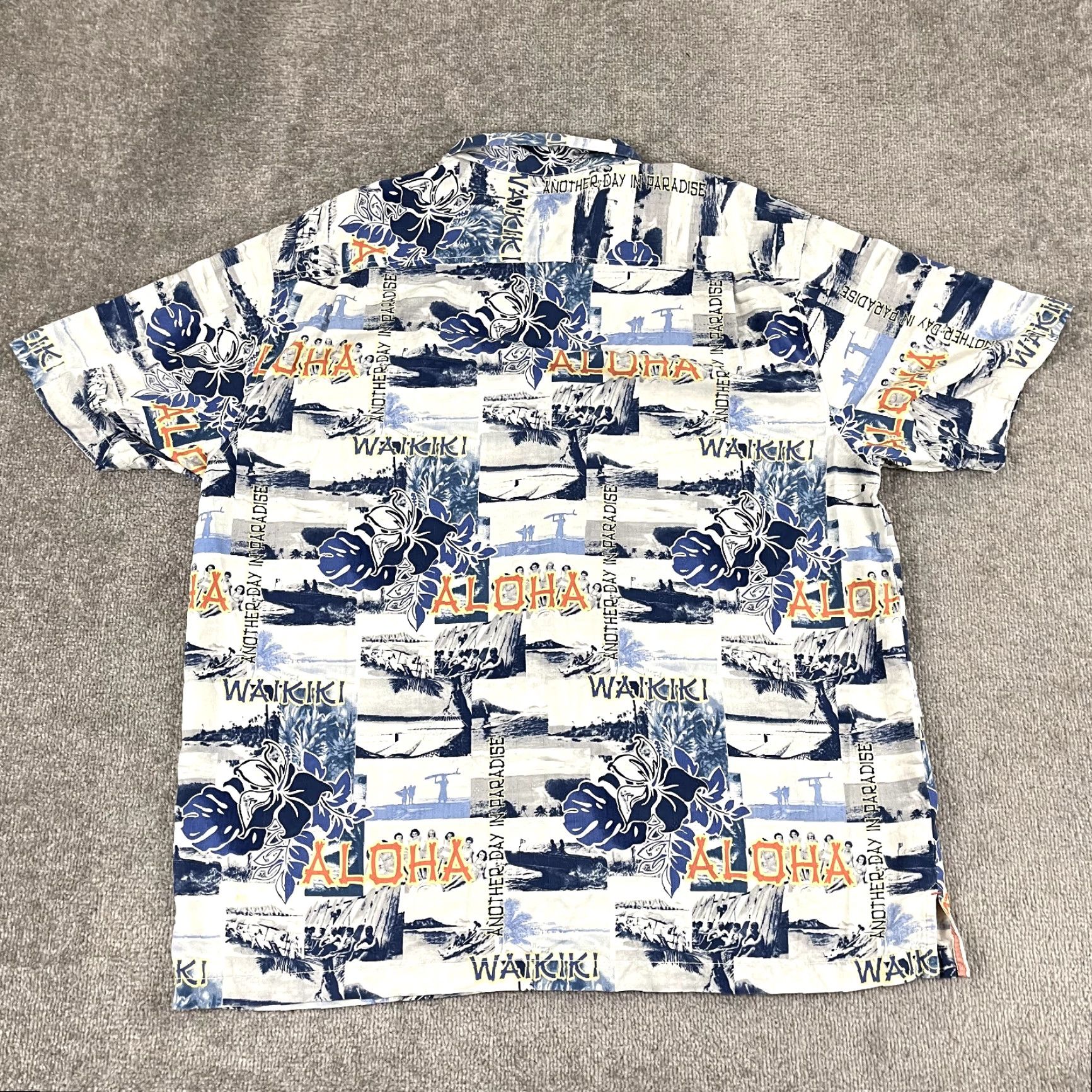 Tommy Bahama Tommy Bahama Shirt Mens 2XL Blue Floral Silk Hawaiian Aloha Resort Button Up Size US XXL / EU 58 / 5 - 6 Thumbnail