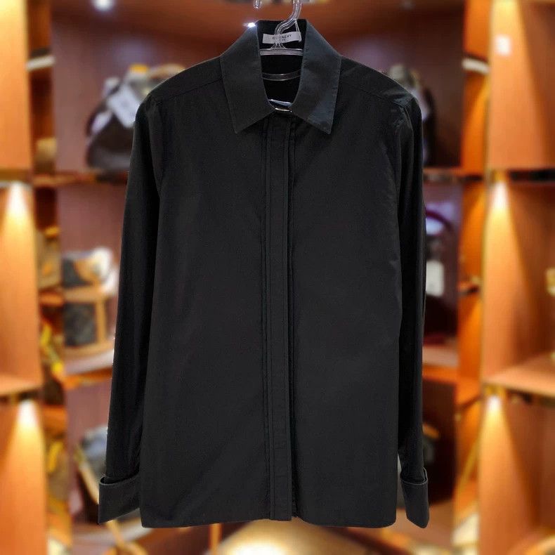 Givenchy Givenchy Size38 Men's black shirt Size US M / EU 48-50 / 2 - 1 Thumbnail