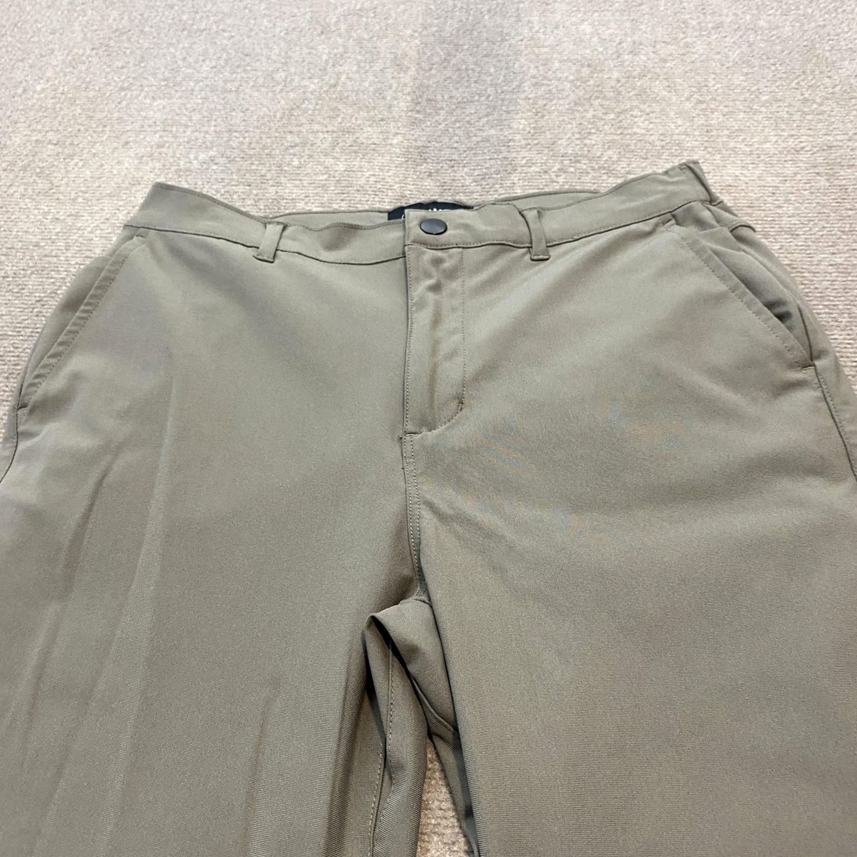 Cuts Cuts Jogger Pants Mens Medium Green Elastic Cuff Performance Business Casual Size US 31 - 2 Thumbnail