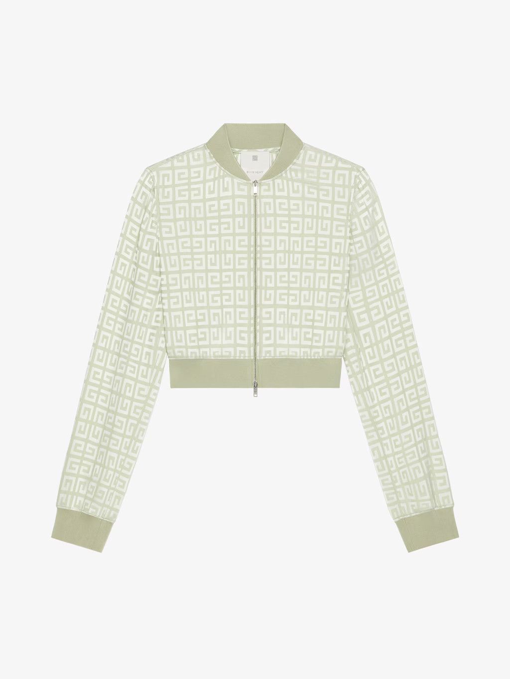 Givenchy o1srvl11e0725 Bomber in 4G Jacquard in Almond Green Size M / US 6-8 / IT 42-44 - 1 Thumbnail