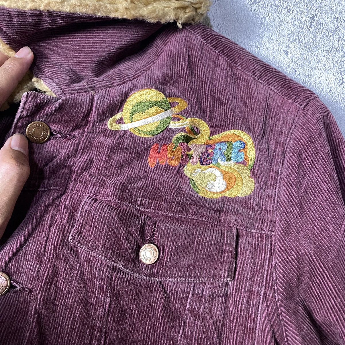 Hysteric Glamour Hysteric Glamour Embroydery Corduroy Sherpa Jacket Size US S / EU 44-46 / 1 - 5 Thumbnail